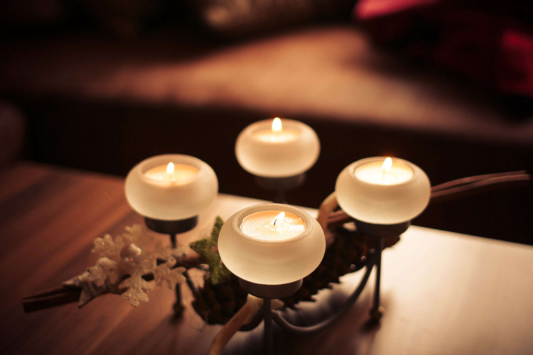 Advent Candles 2013 Centered Free Stock Photo | picjumbo