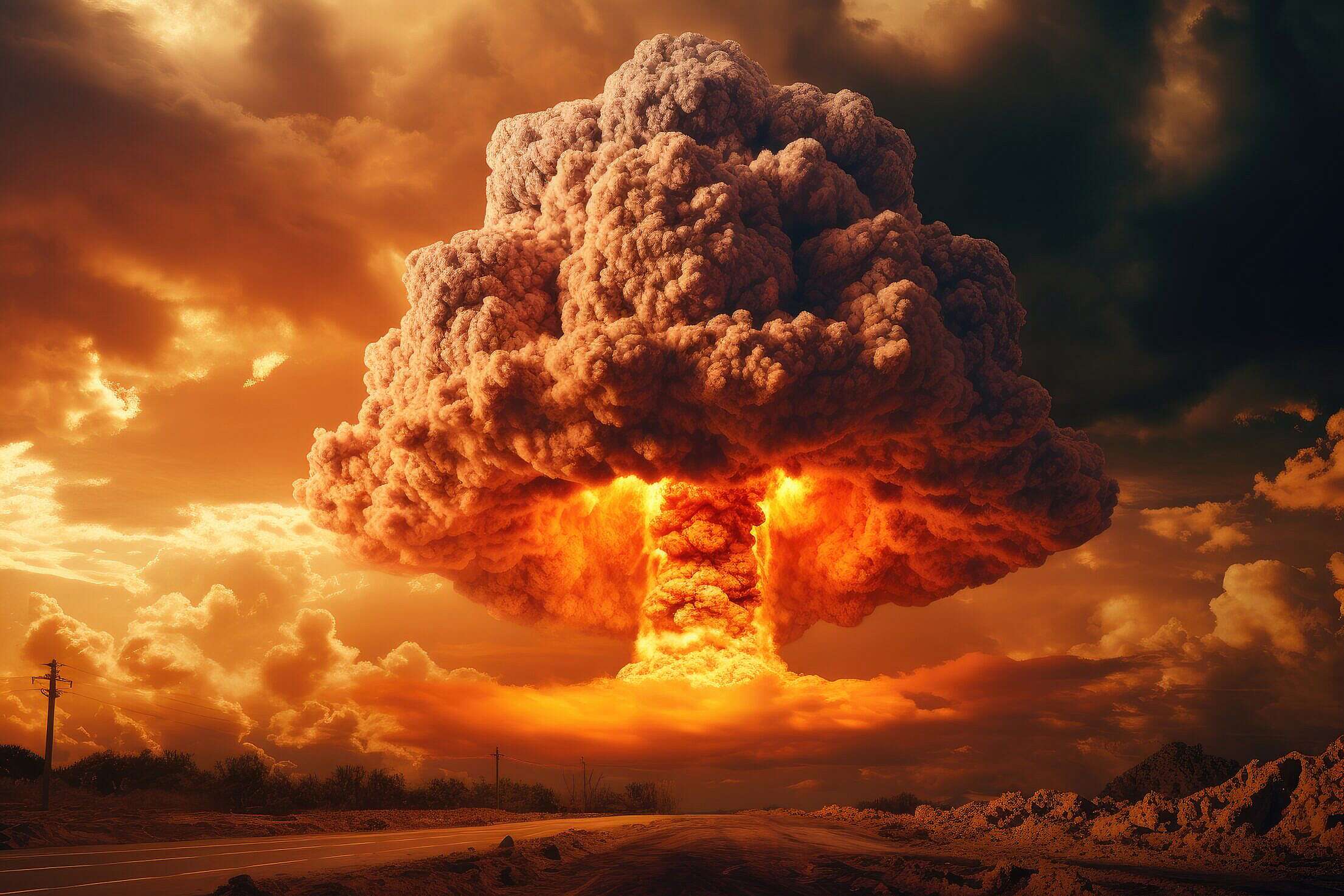 Atomic Explosion Free Stock Photo | picjumbo