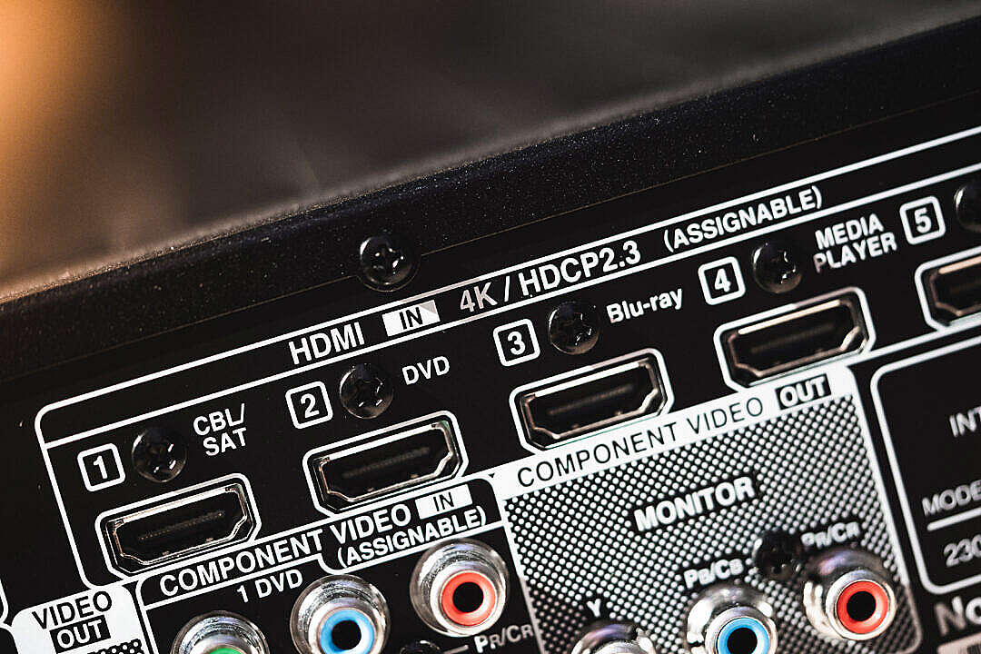 AVR Audio Receiver 4K HDMI Inputs