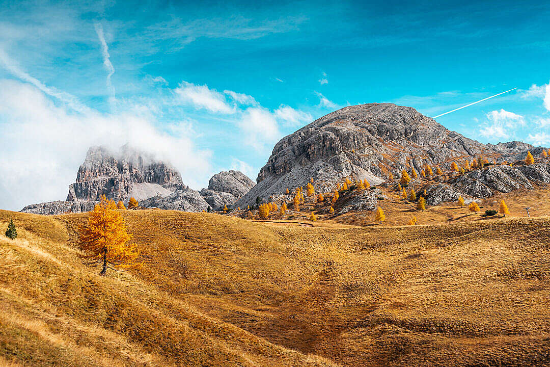 Beautiful Autumn Landscape in Italy