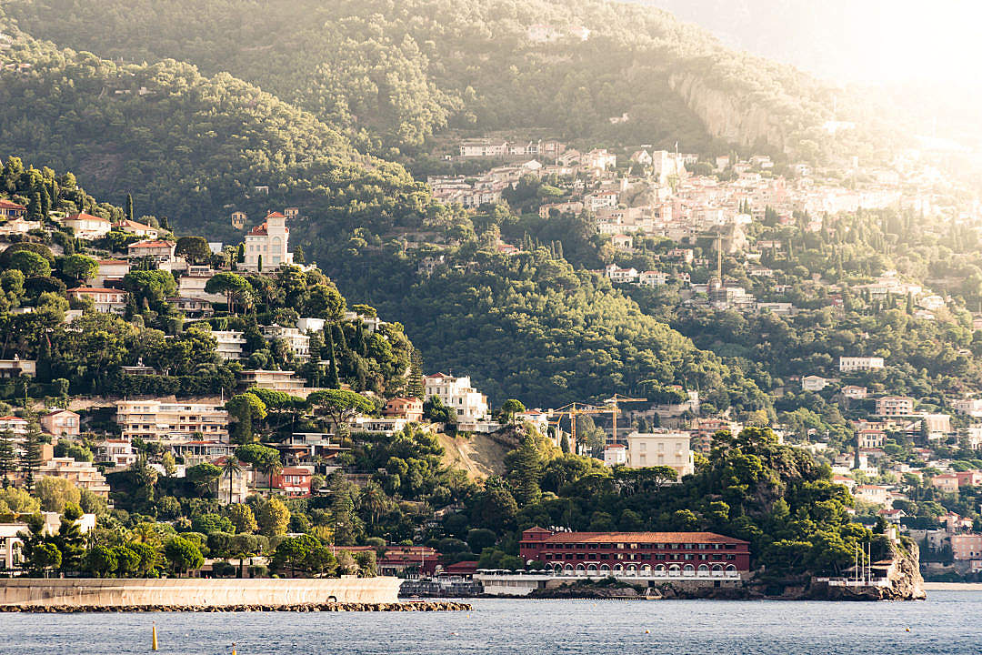 Beautiful Panoramic Cityscape view of Monaco