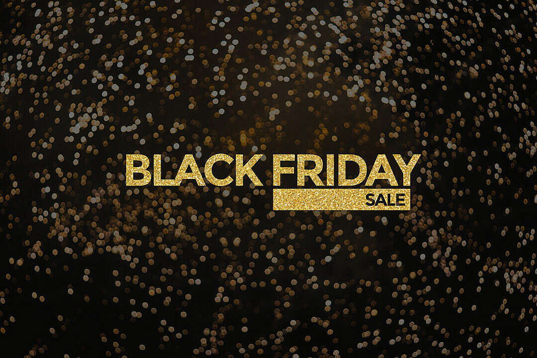 Black Friday Golden Bling Bling Visual