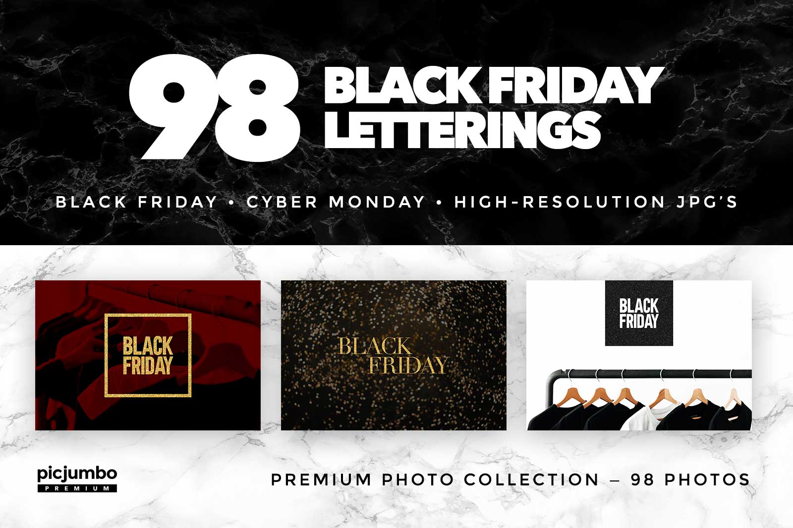 Download hi-res stock photos from our Black Friday Letterings PREMIUM Collection!