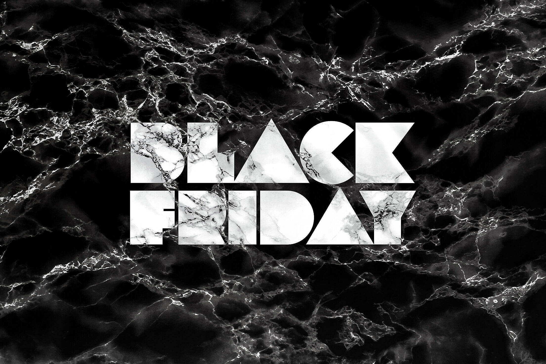 Black Friday Marble Heavy Visual Free Stock Photo