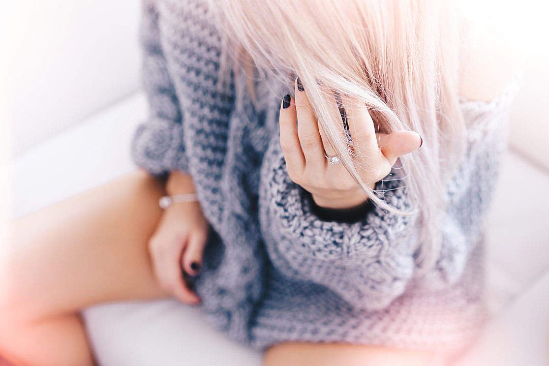 Download Blonde Woman with a Ring Bright Moody FREE Stock Photo