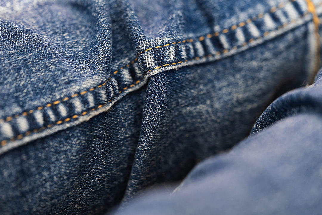 Download Blue Denim Jeans Texture FREE Stock Photo