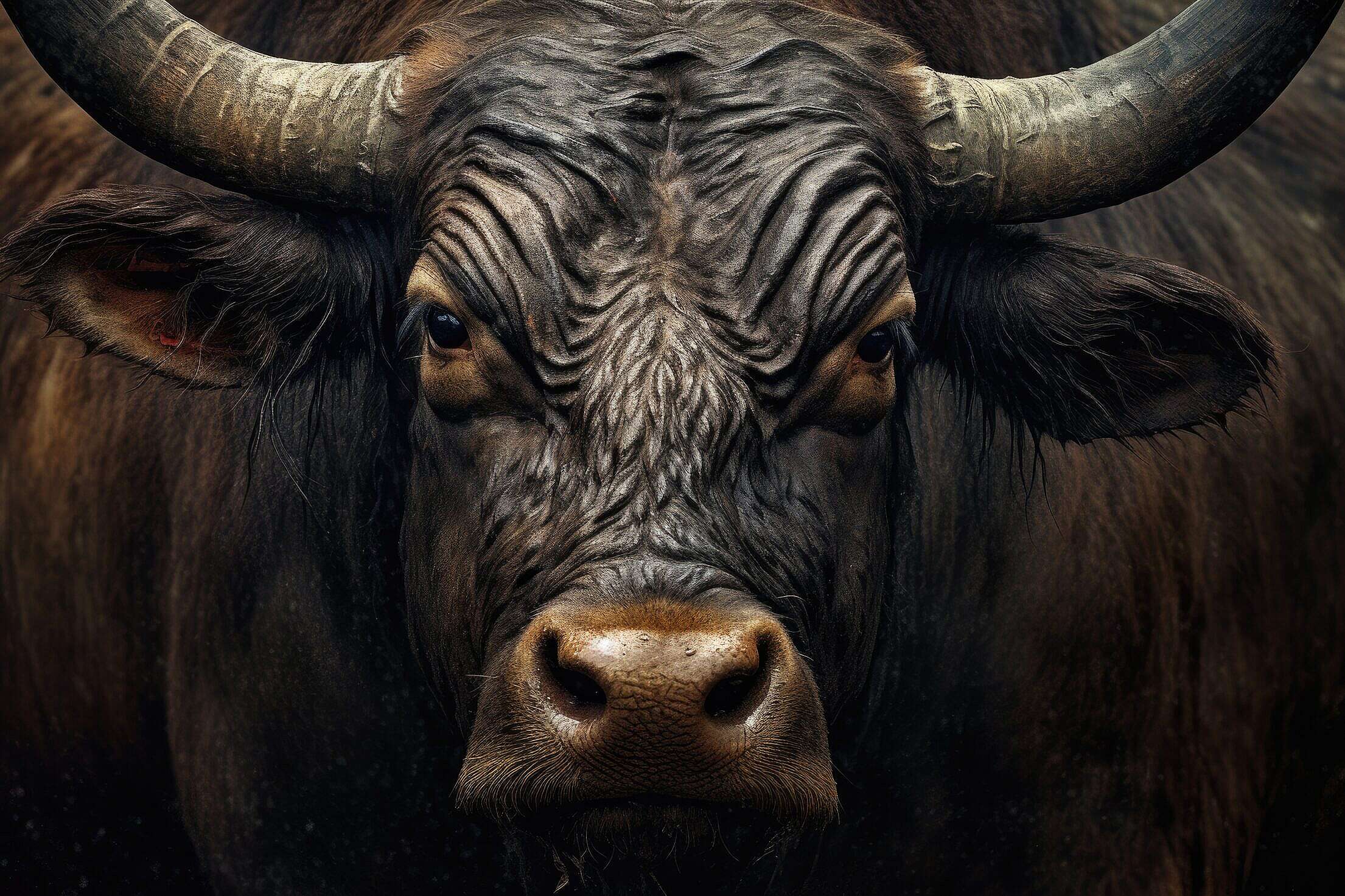 Bull Portrait Free Stock Photo | picjumbo