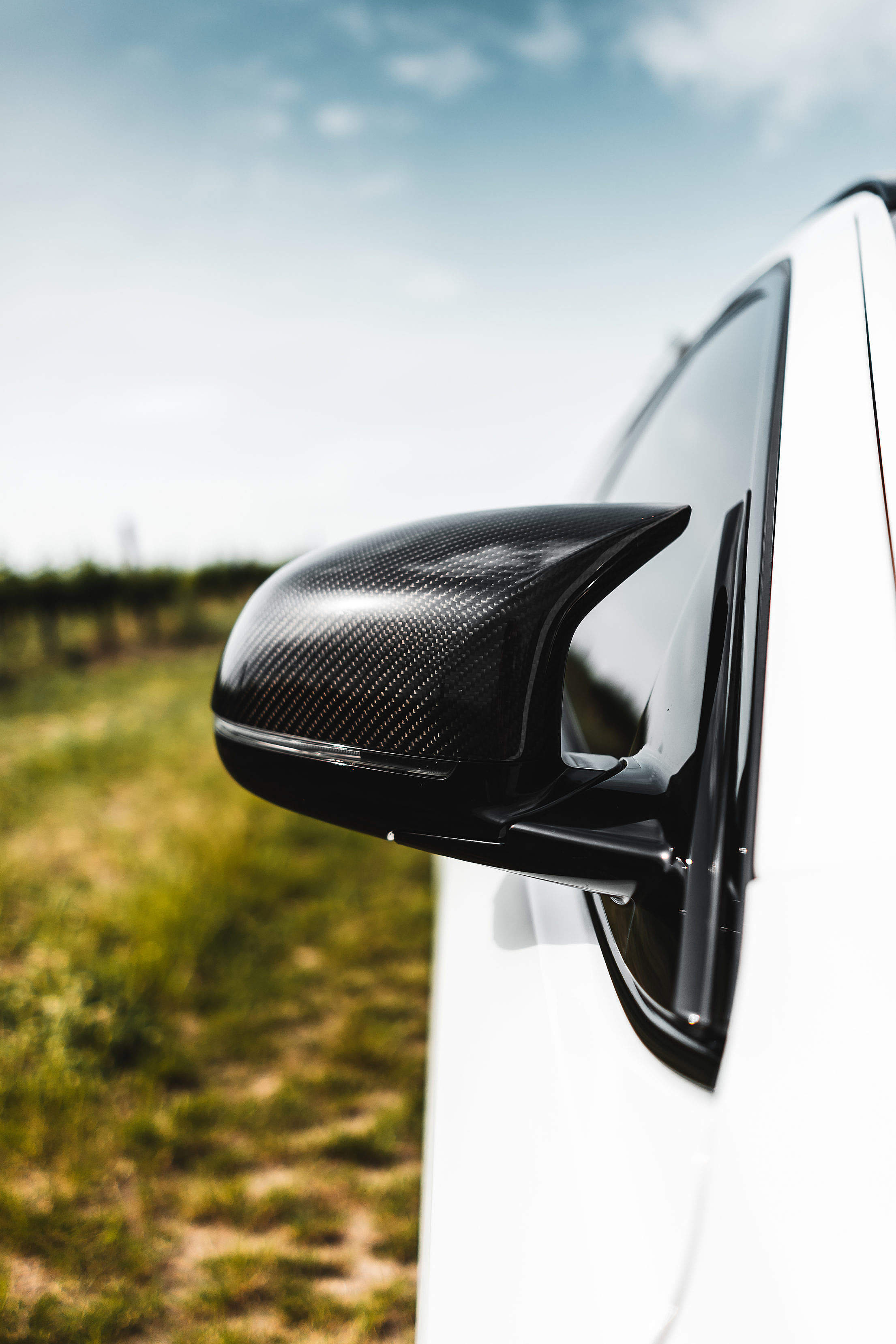 Carbon Fiber Side Mirror Free Stock Photo picjumbo