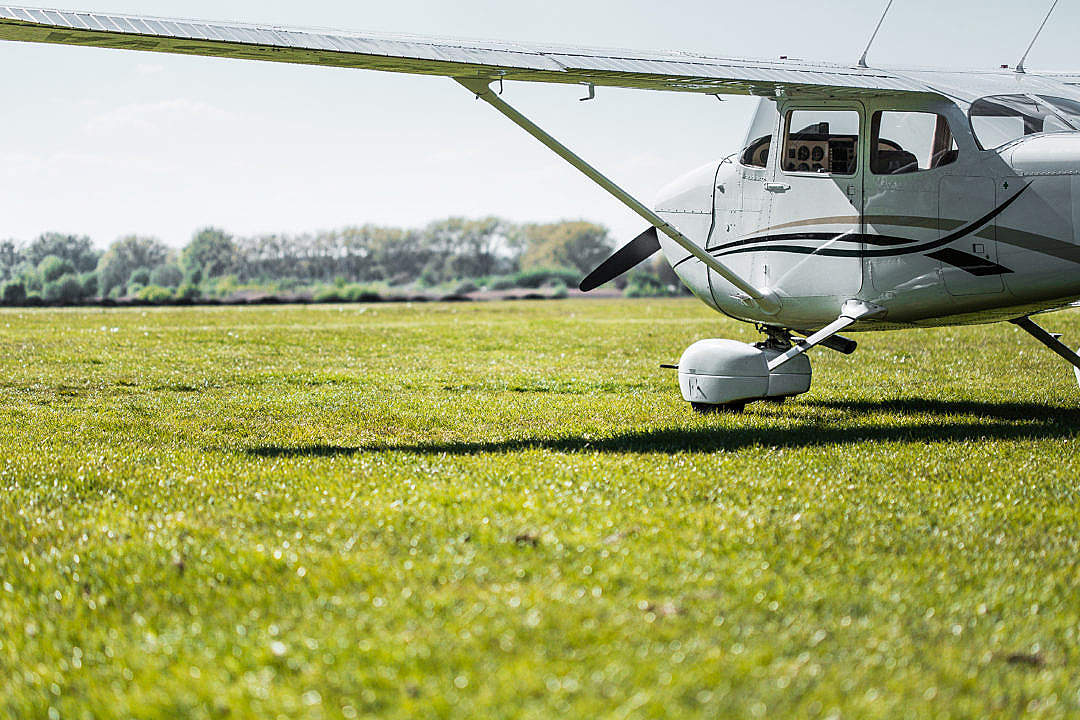 Download Cessna Plane is Ready on The Airport FREE Stock Photo