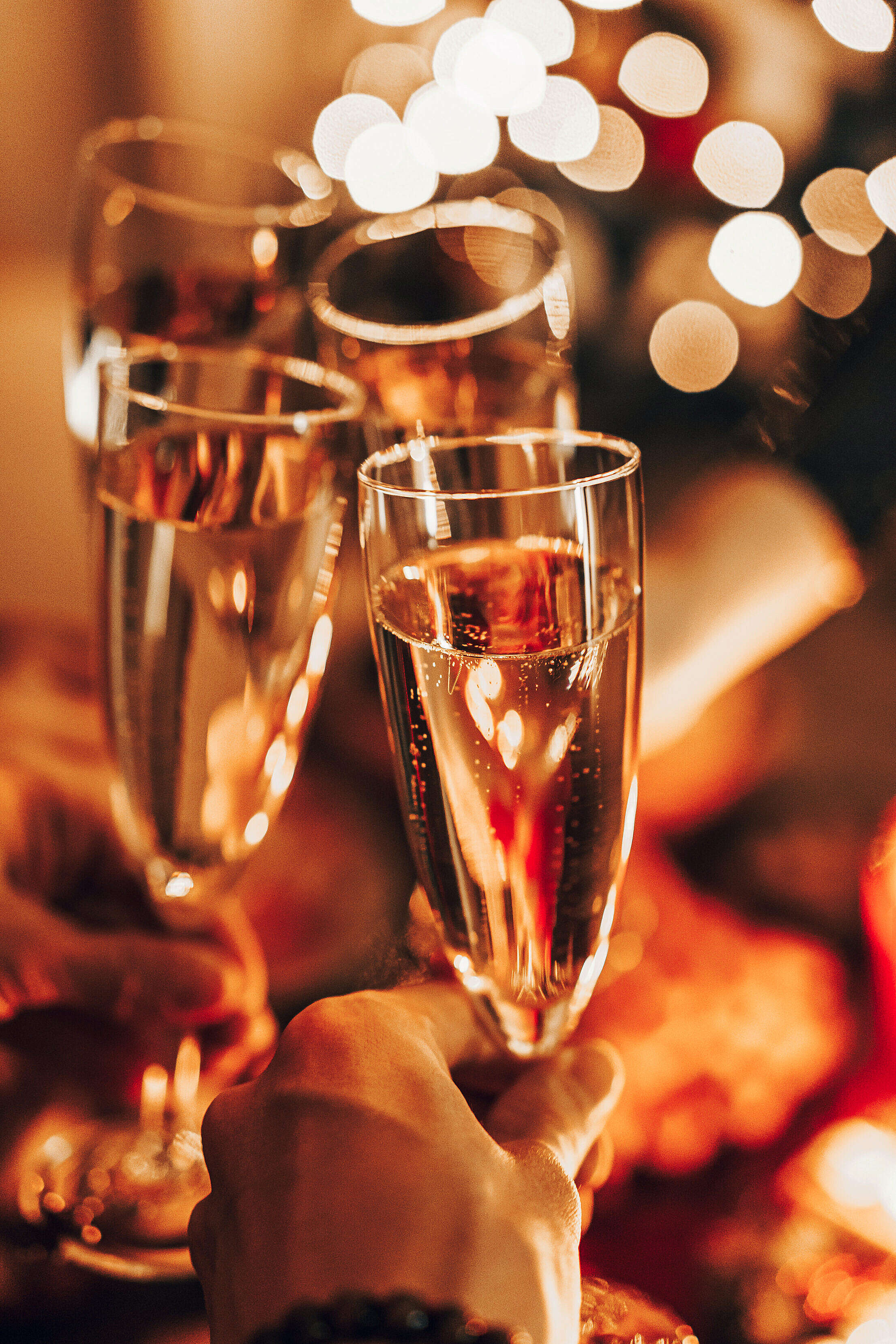 Champagne Toast With Friends Free Stock Photo Picjumbo