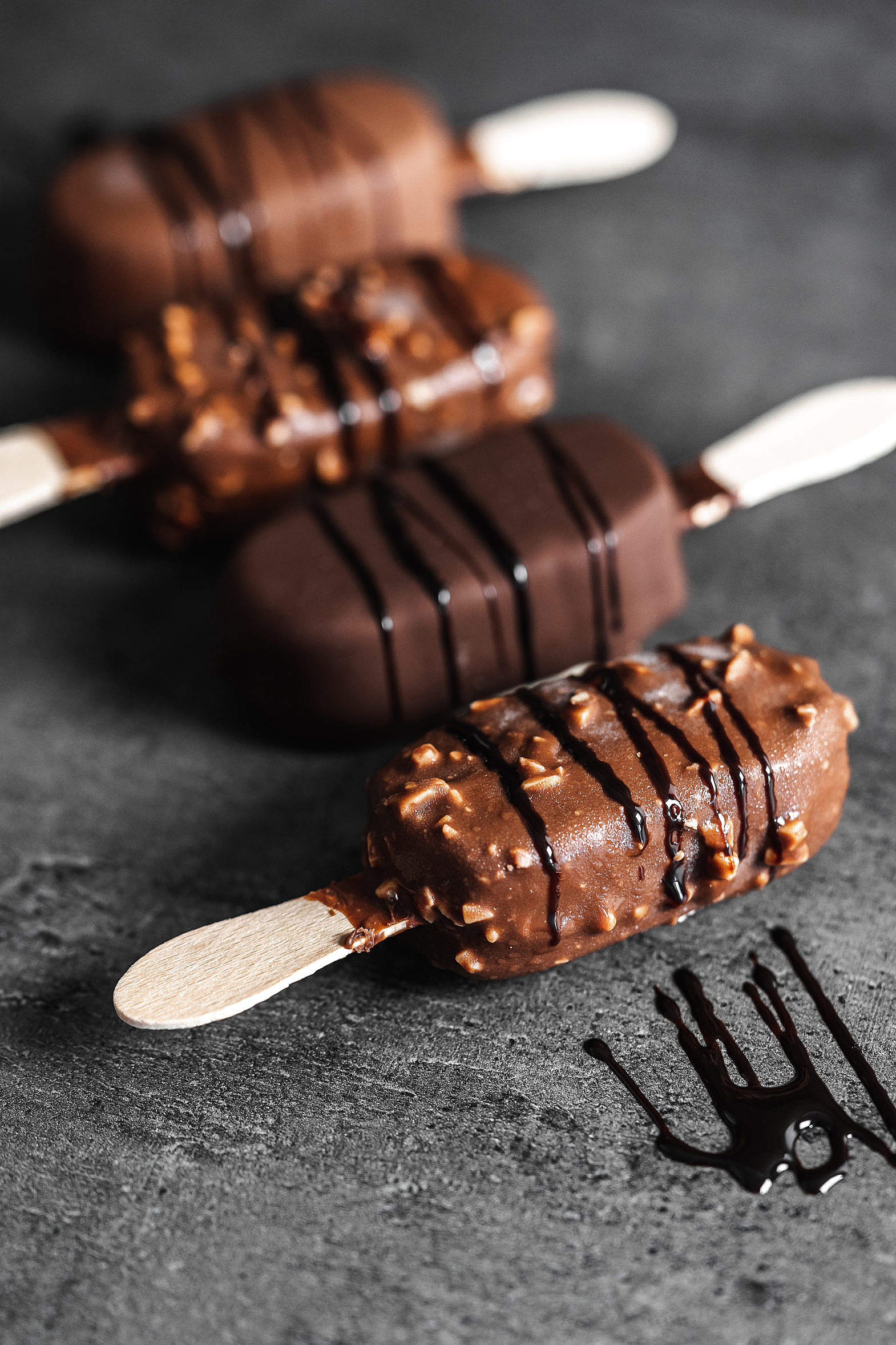 Chocolate Ice Lolly Vertical Free Stock Photo 