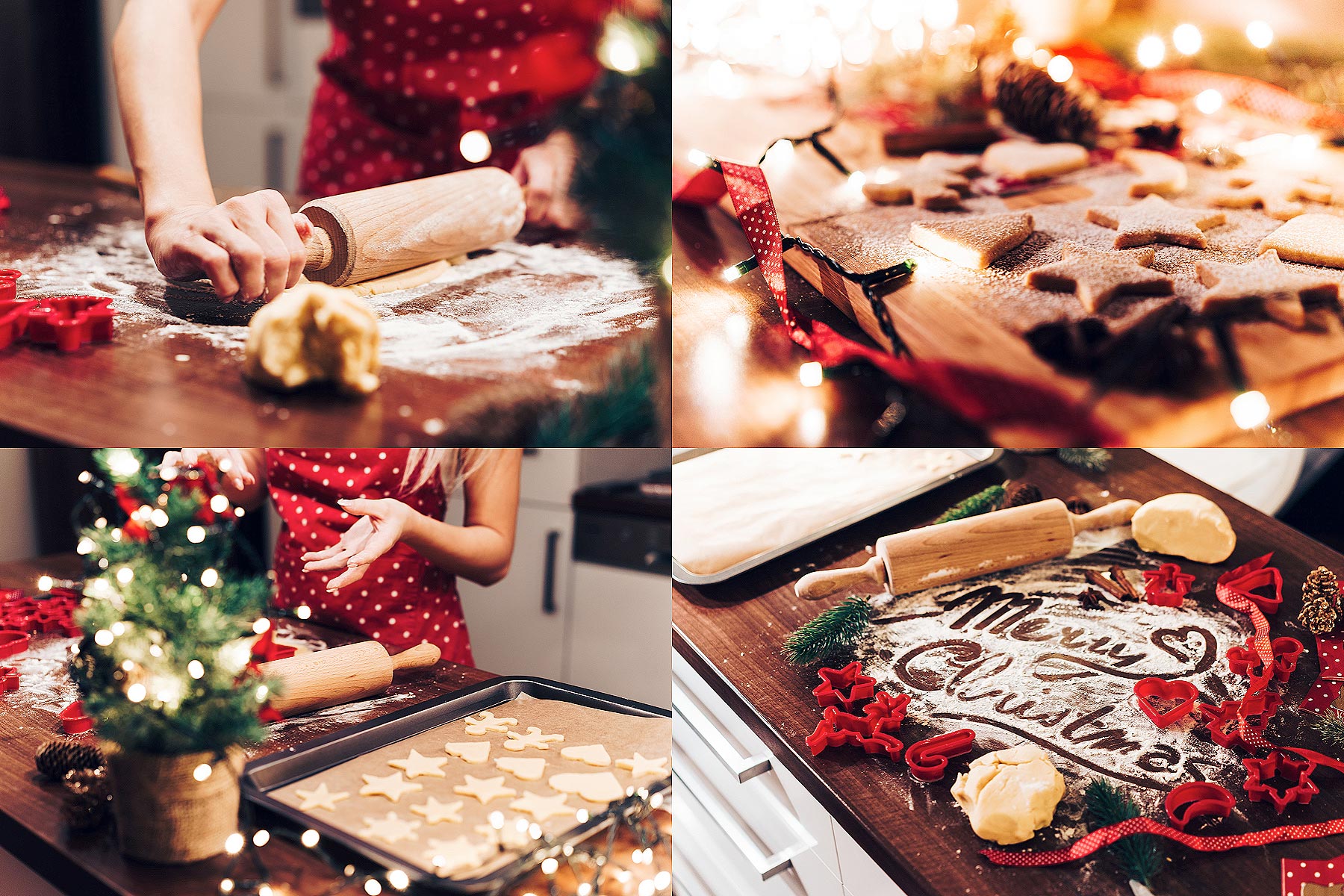 Baking Christmas cookies and sweets [Hi-Res Stock Photos]