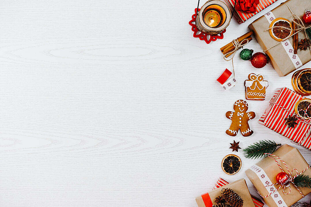 Christmas Decoration Background for Text