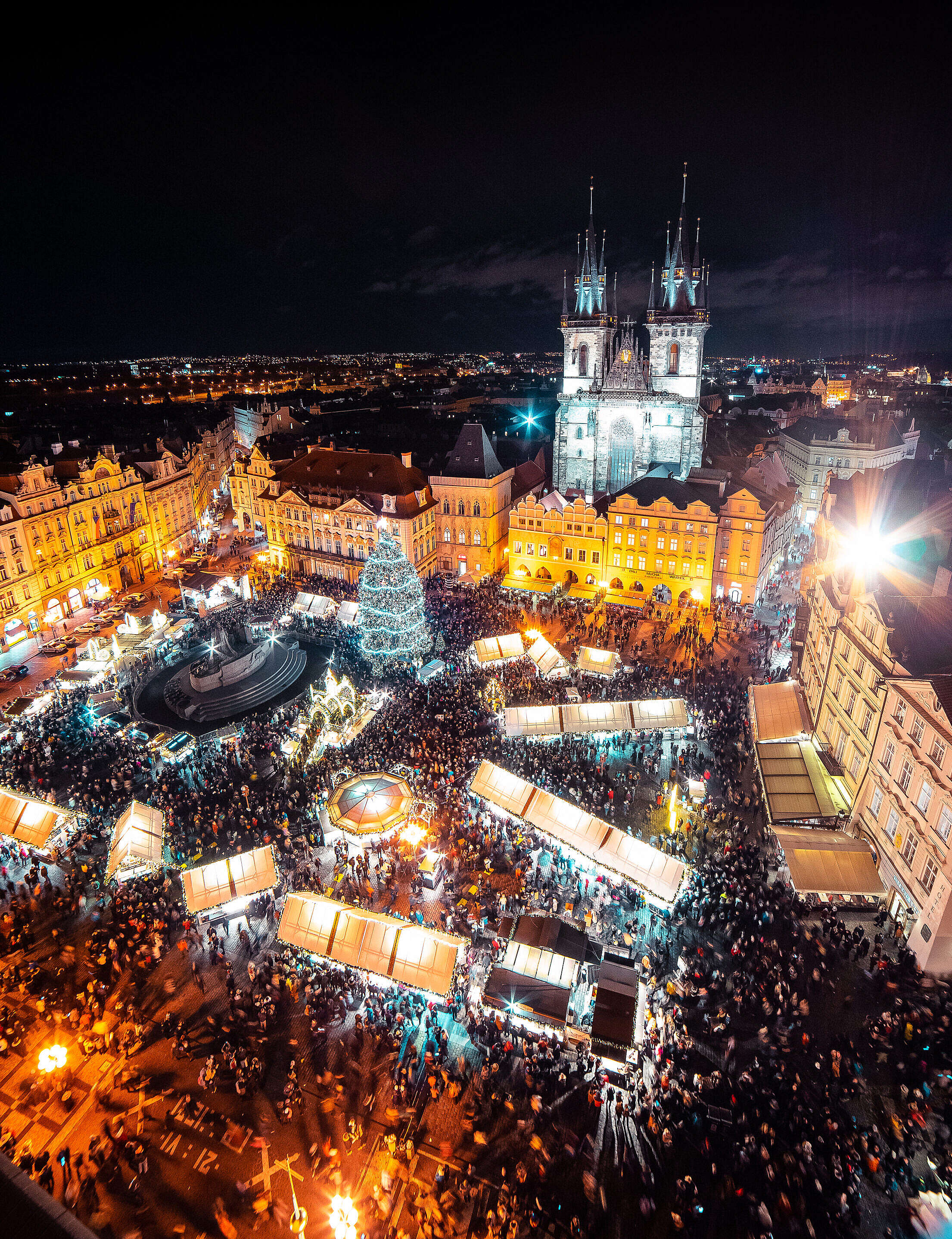 Christmas Market in Prague Free Stock Photo picjumbo