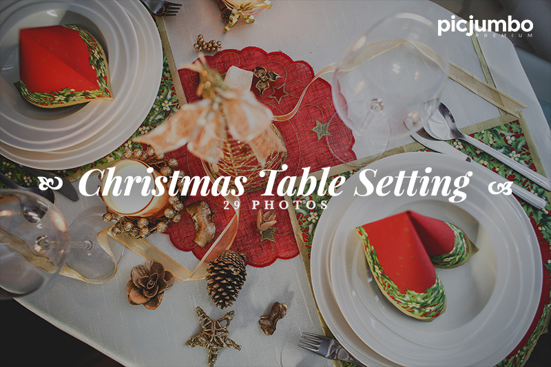 Download hi-res stock photos from our Christmas Table Setting PREMIUM Collection!