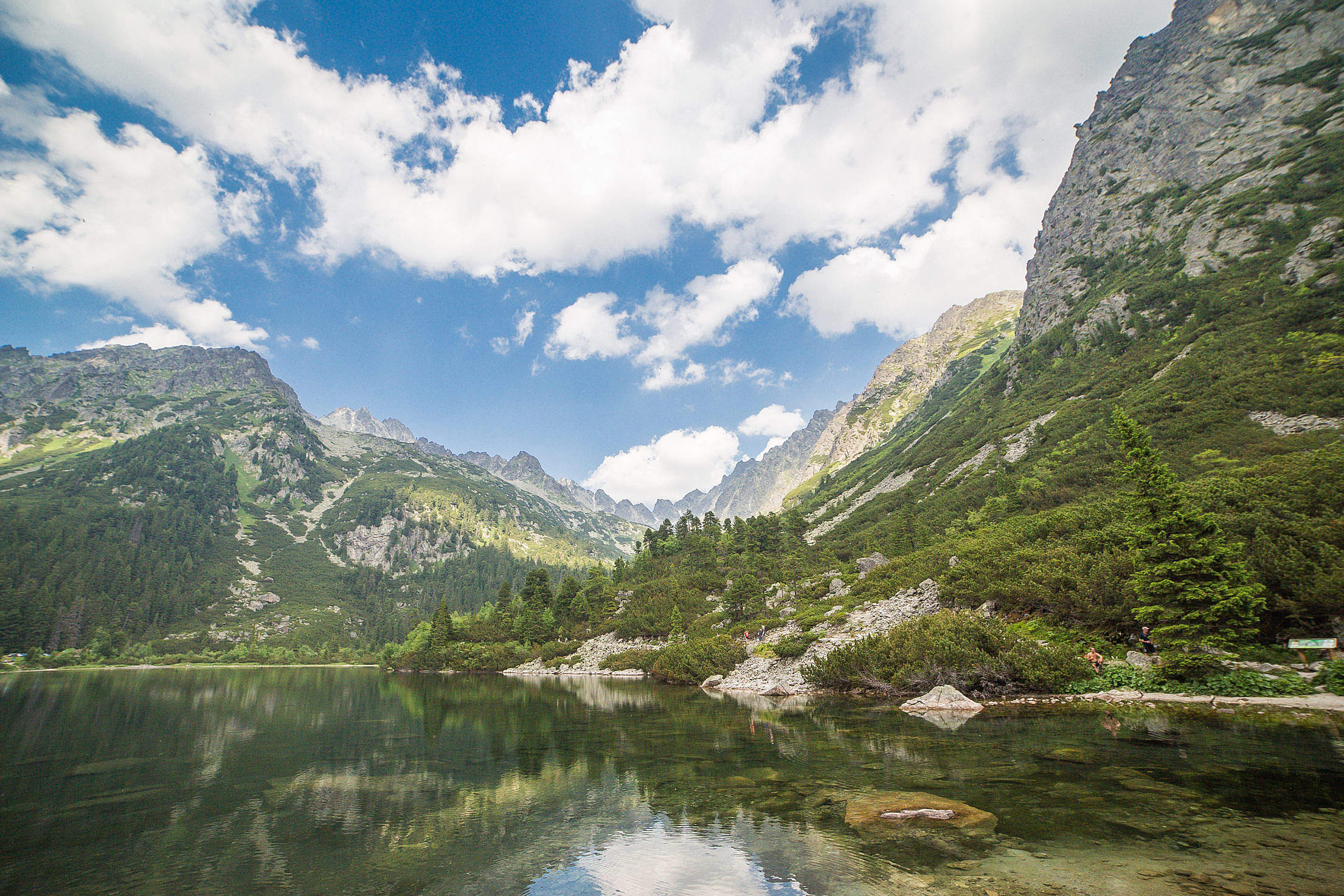 Clear Lake in High Tatras, Slovakia Free Stock Photo