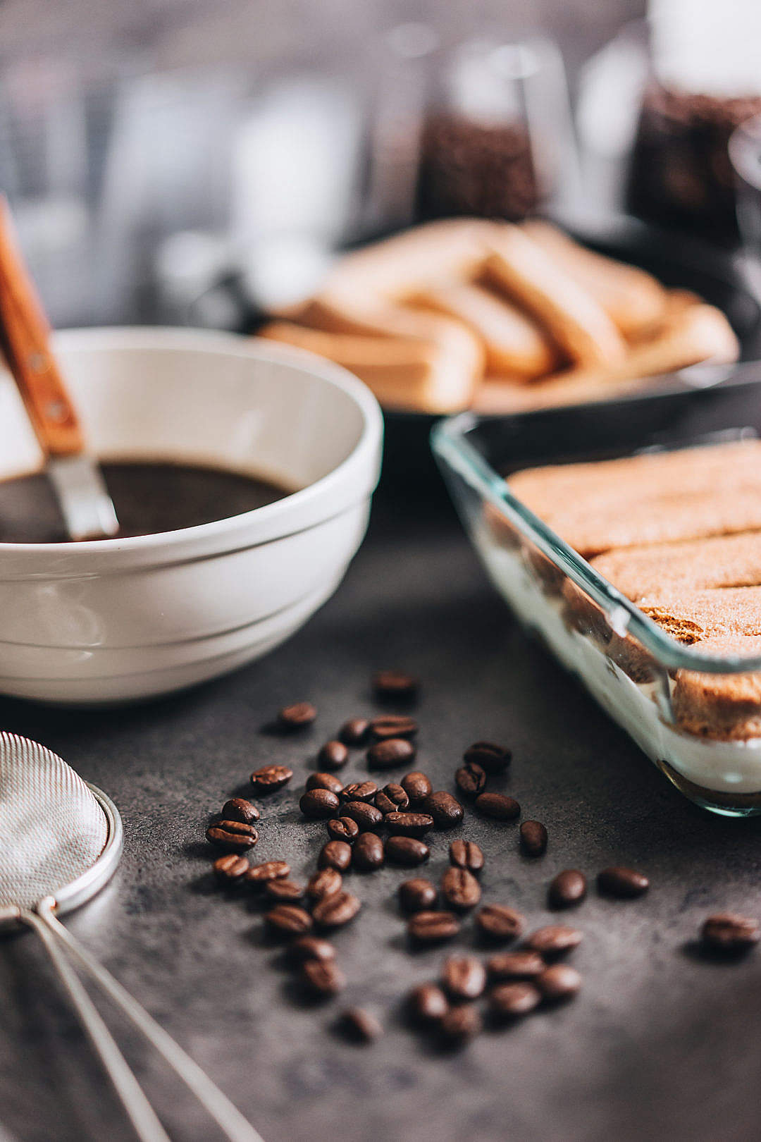 Download Coffee Beans for Tiramisu Recipe FREE Stock Photo