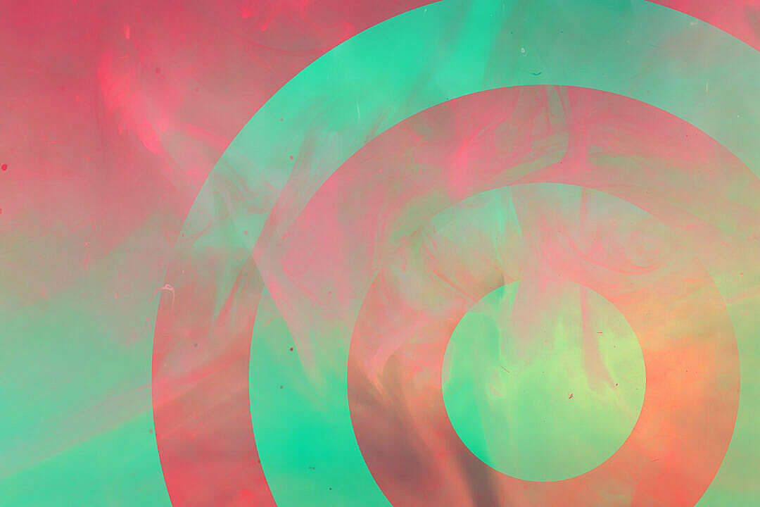 Colored Circles Abstract Background