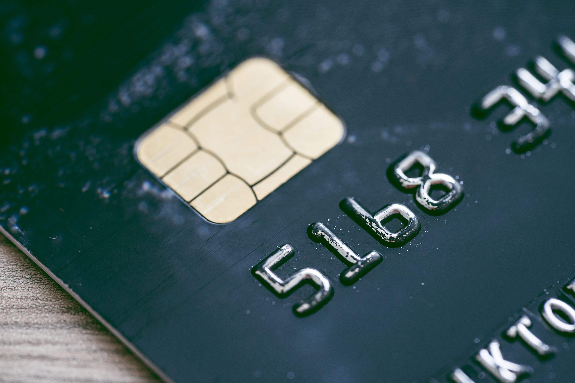 Credit Bank Card Chip Close Up Free Stock Photo picjumbo