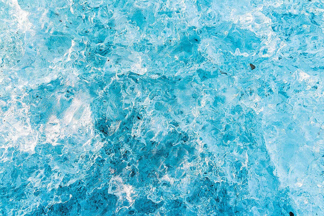 Download Detail of a Crystalline Glacier in Iceland FREE Stock Photo