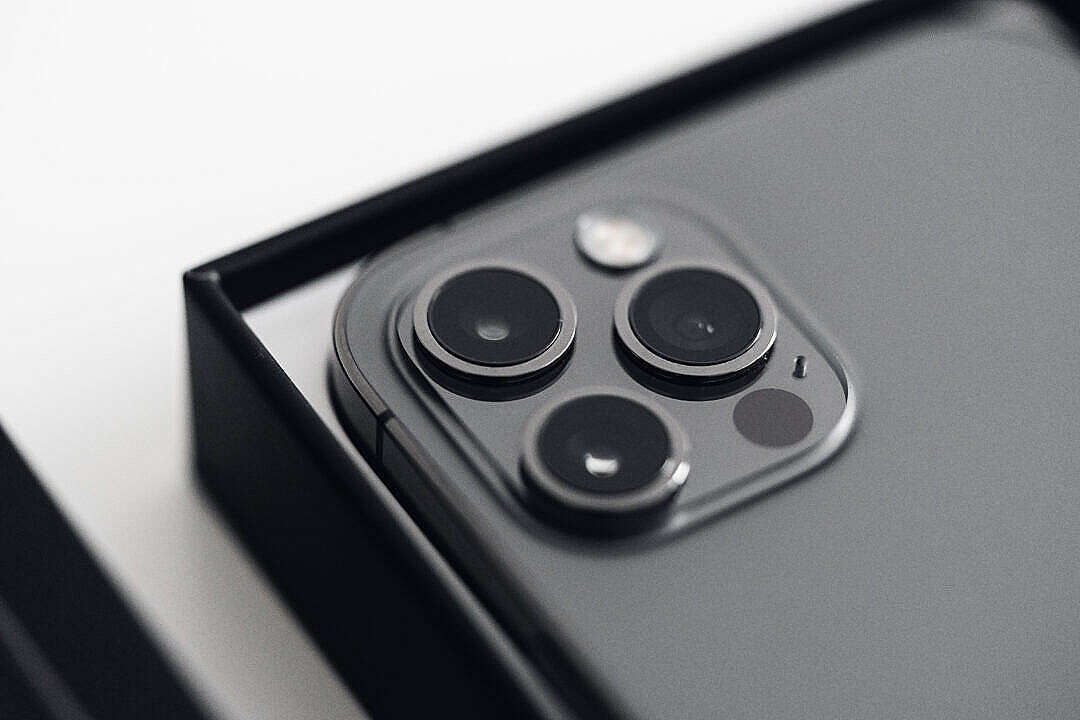 Download Detail of iPhone 12 Pro Cameras FREE Stock Photo