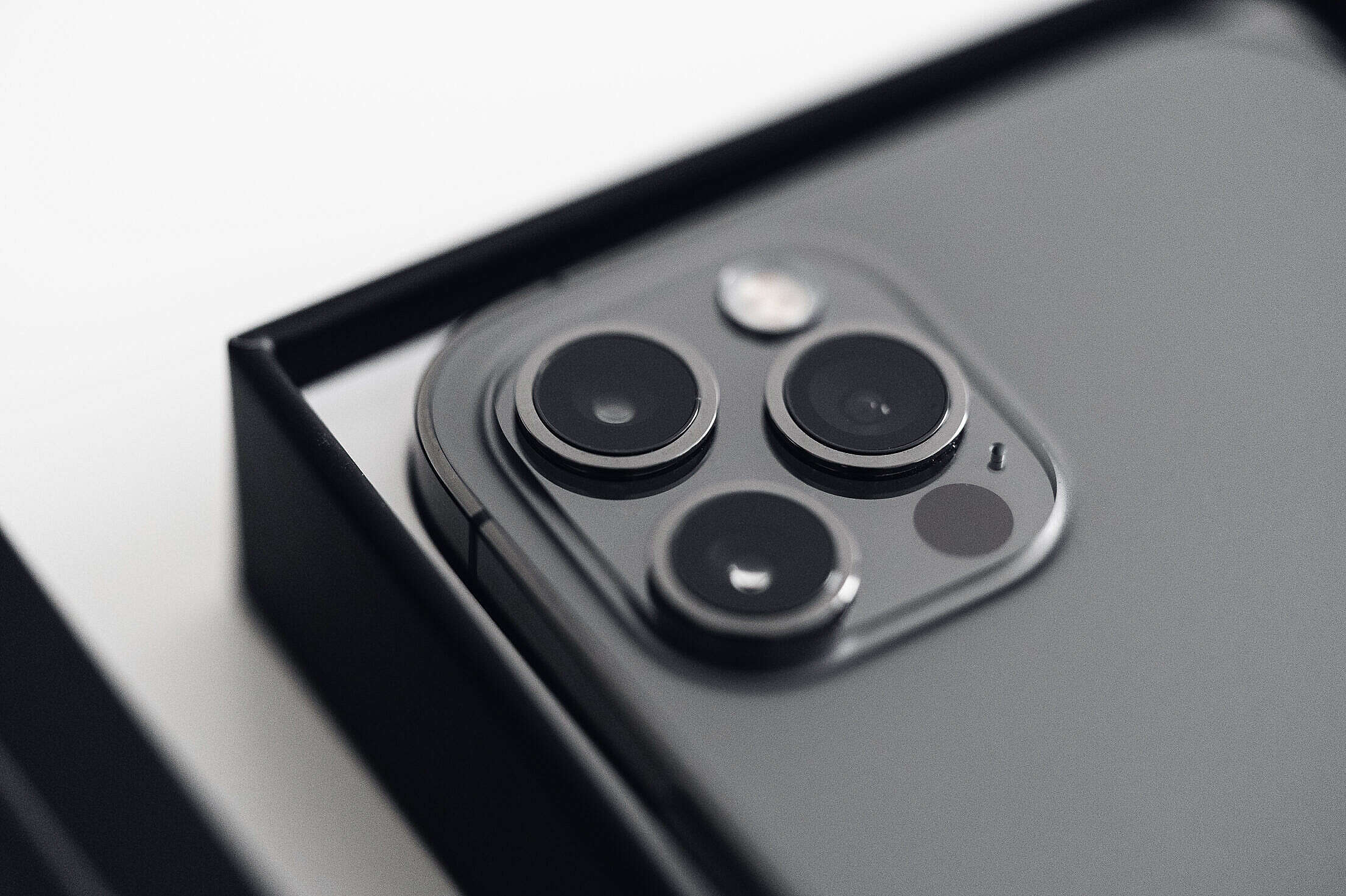 Detail of iPhone 12 Pro Cameras Free Stock Photo