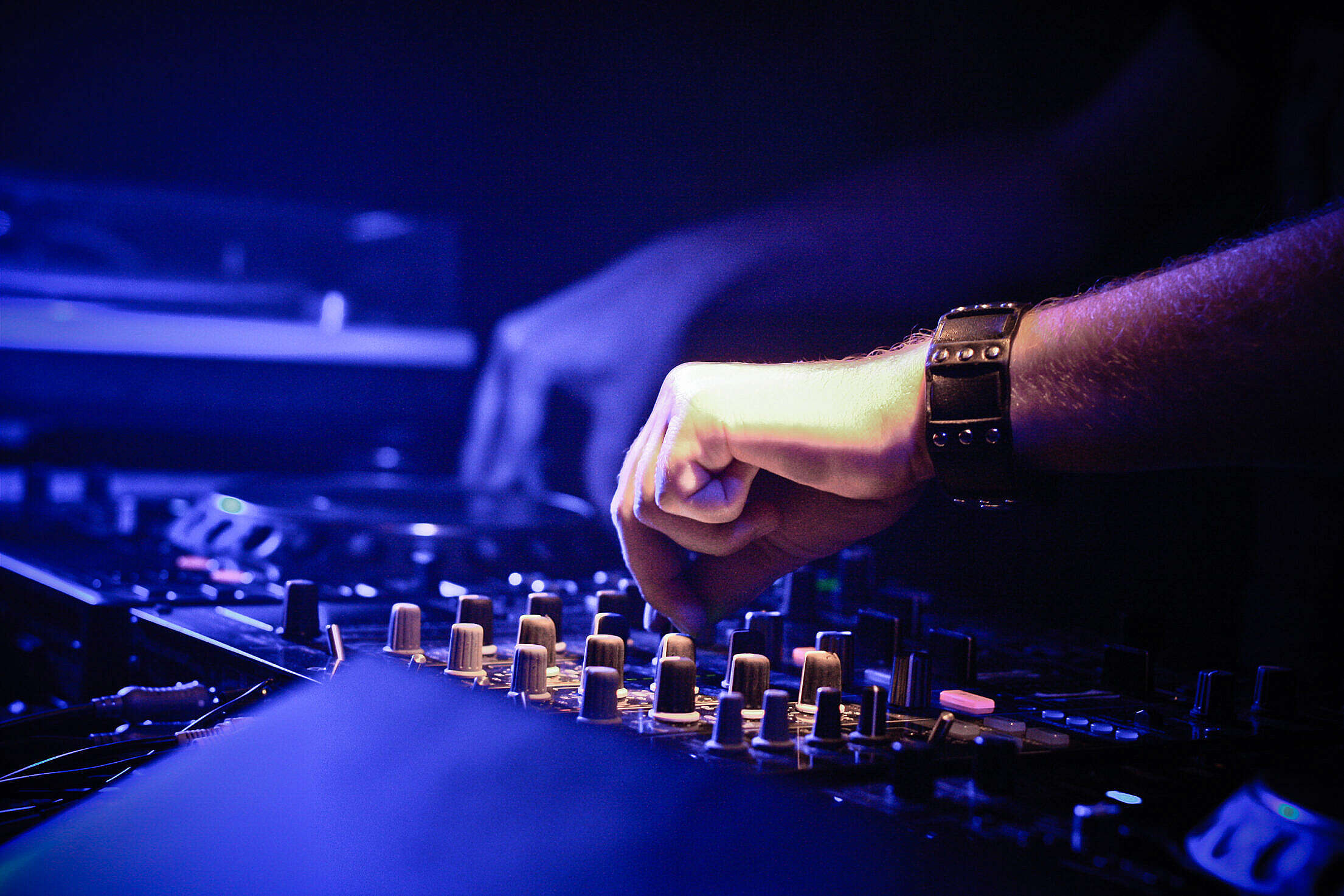 DJ In The Mix Free Stock Photo