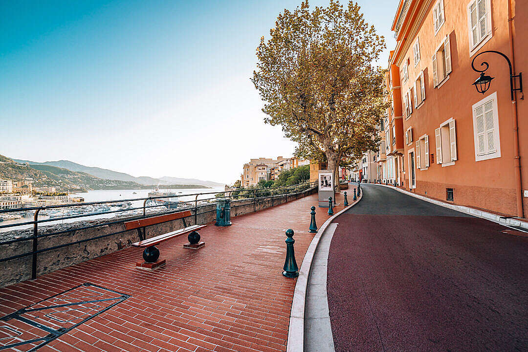 Download Extremely Clean Streets of Monaco FREE Stock Photo