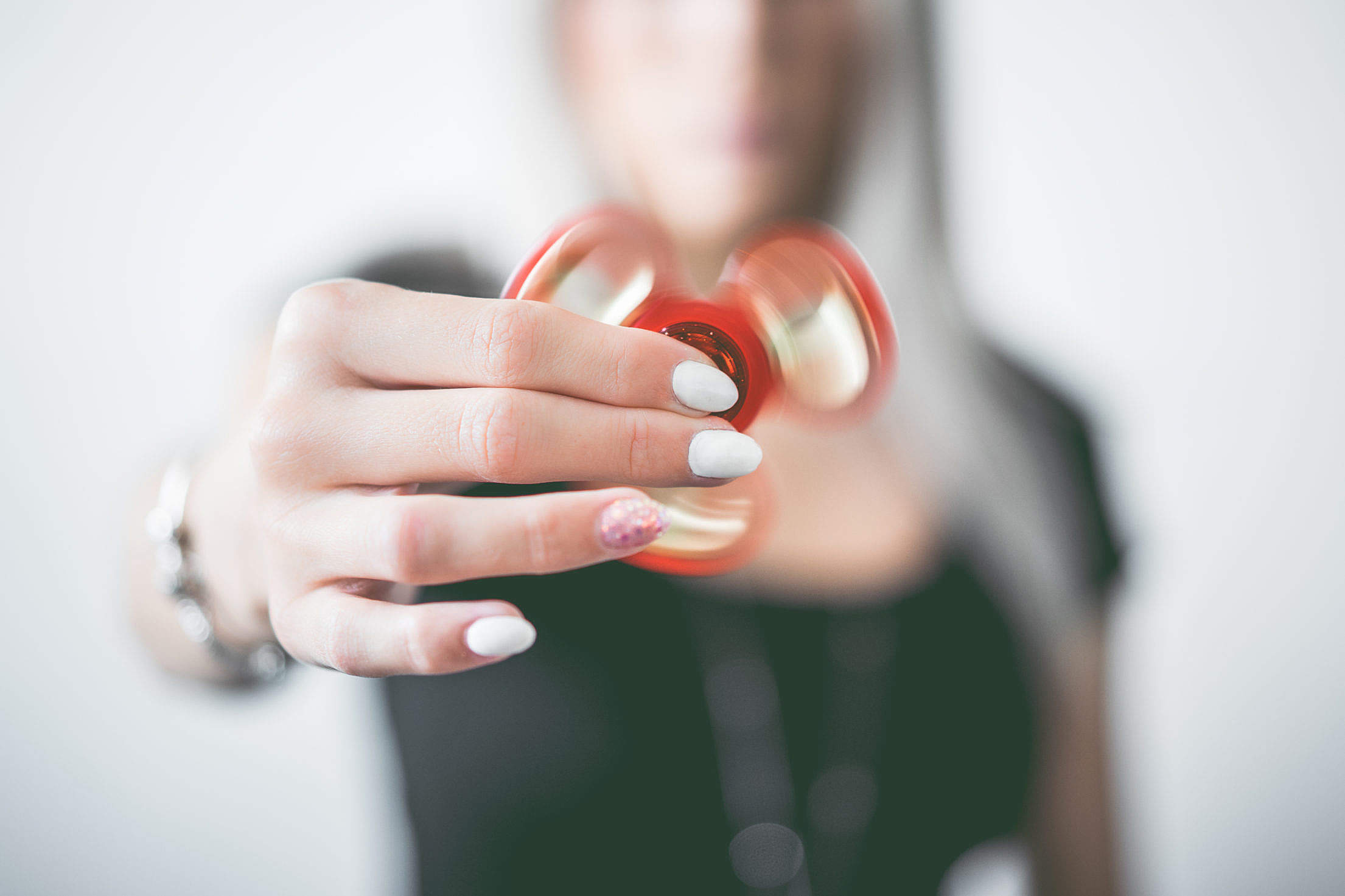 Fidget Spinner in Woman Hand Free Stock Photo picjumbo