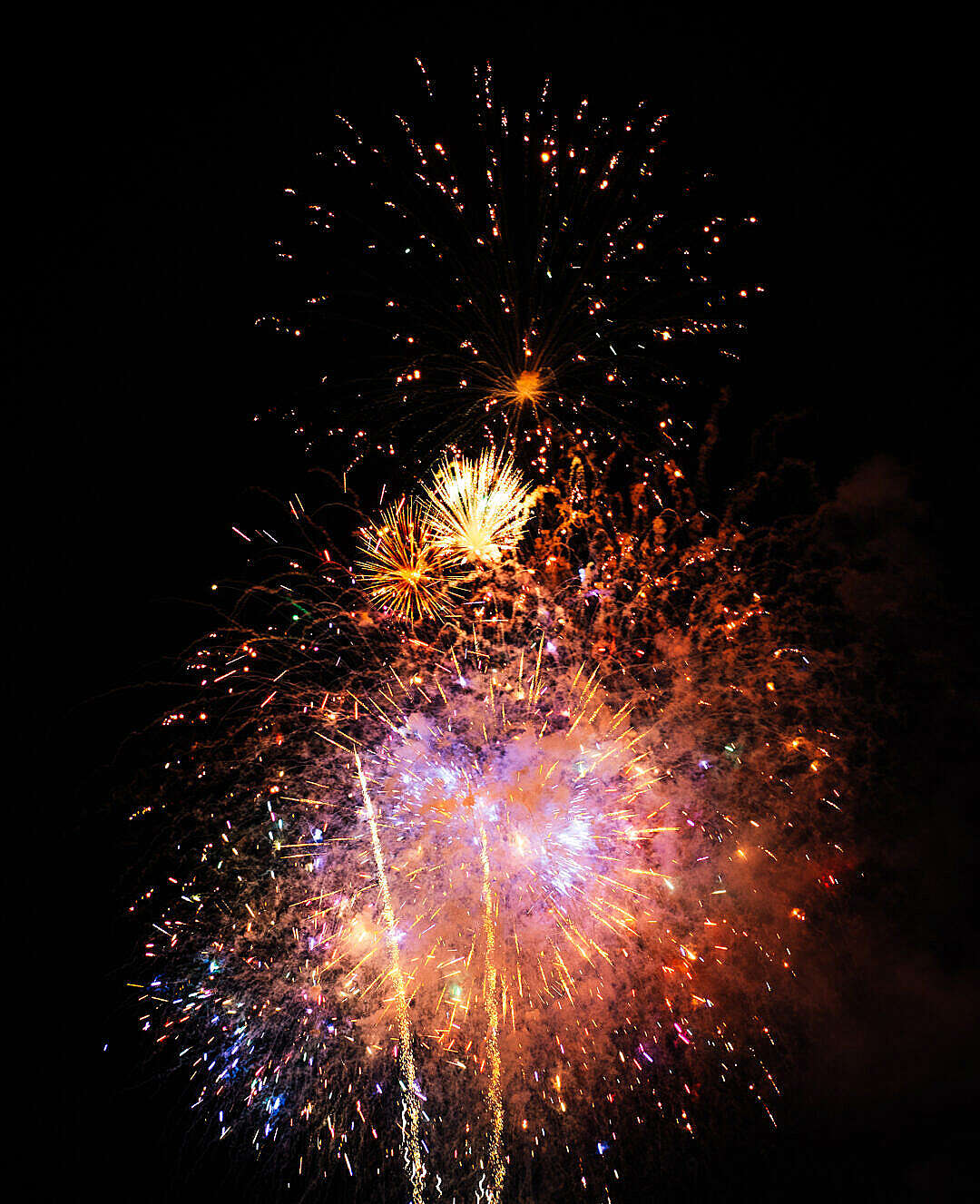Download Fireworks Vertical FREE Stock Photo
