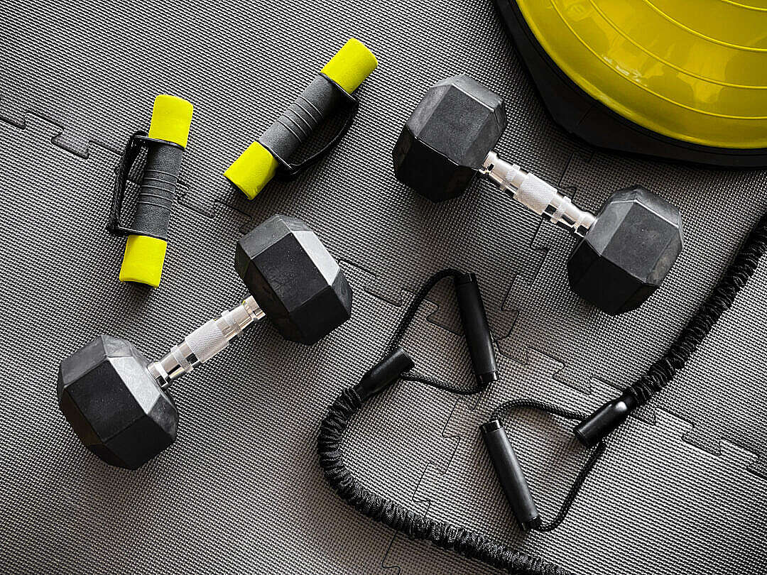 Download Fitness Exercise Gym Equipment FREE Stock Photo
