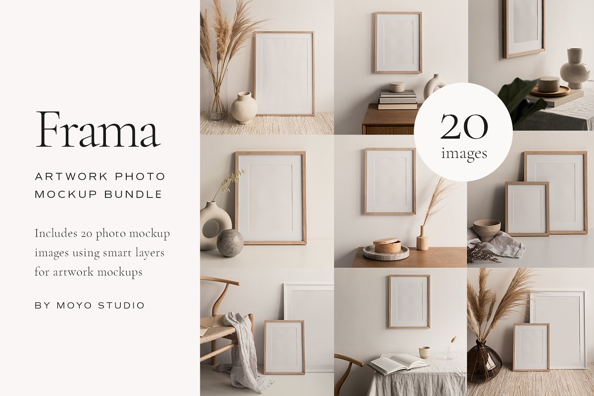 20 Artwork Frame Photo Mockups Bundle Free Photo By Picjumbo