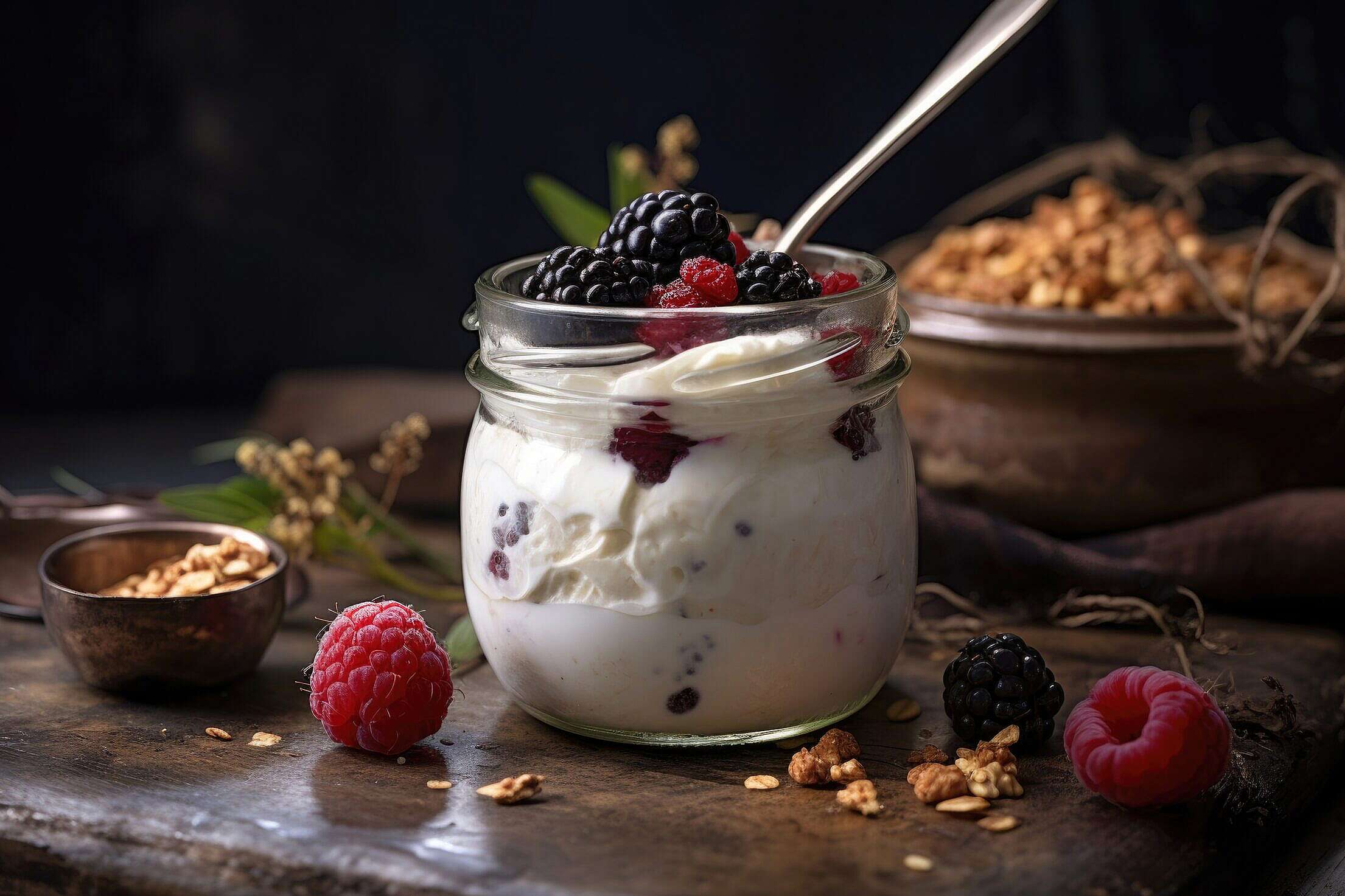 Fresh Müsli Yogurt Free Stock Photo | picjumbo