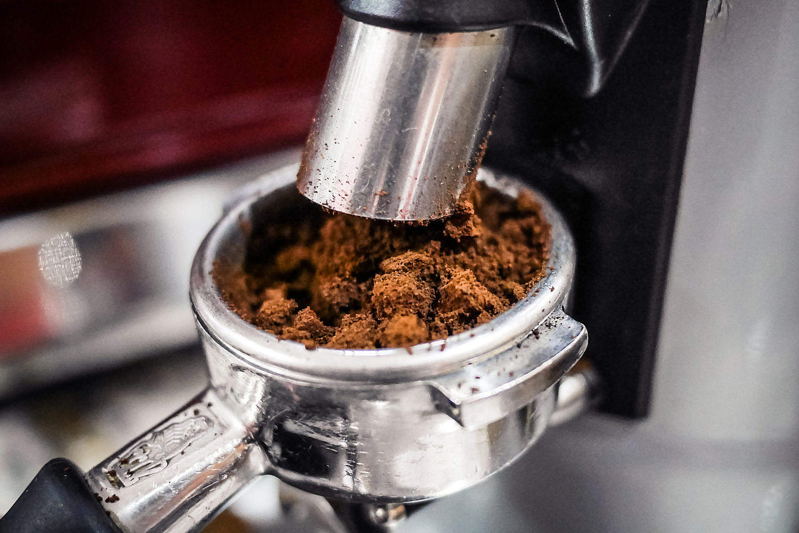 Freshly Ground Coffee from Coffee Grinder Free Stock Photo picjumbo