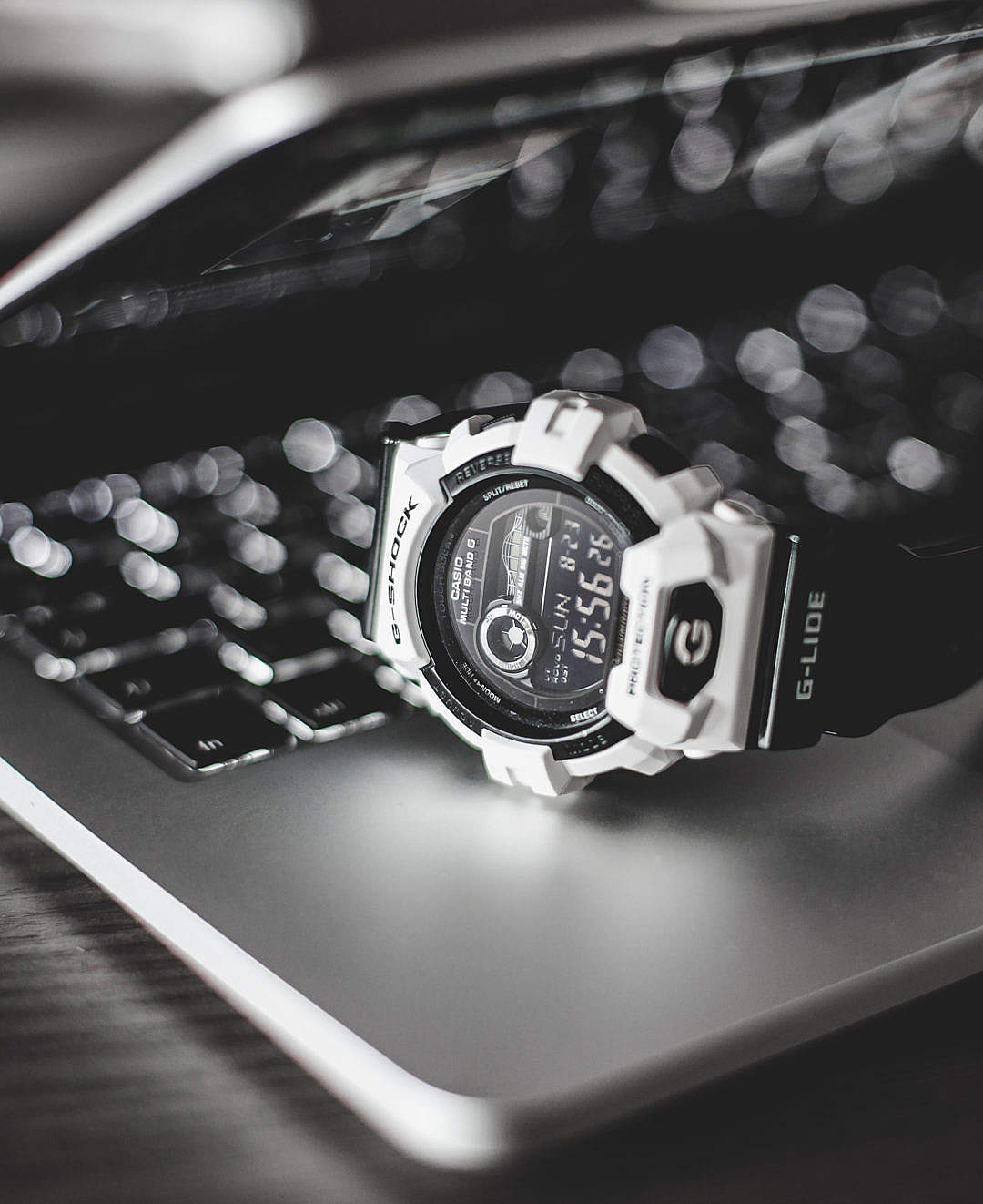Download G-Shock Watches on Laptop FREE Stock Photo