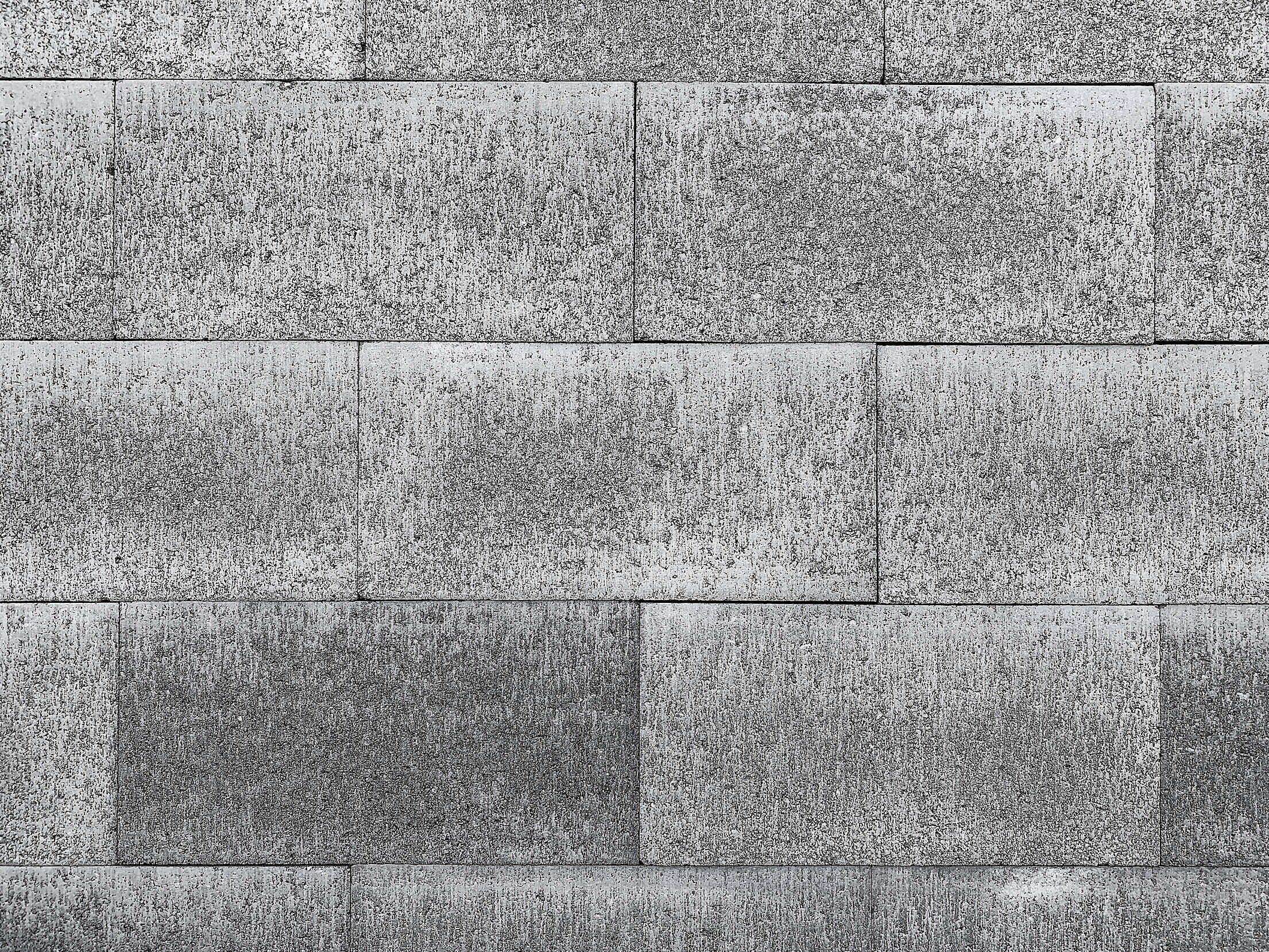 Grey Brick Wall Background Free Stock Photo