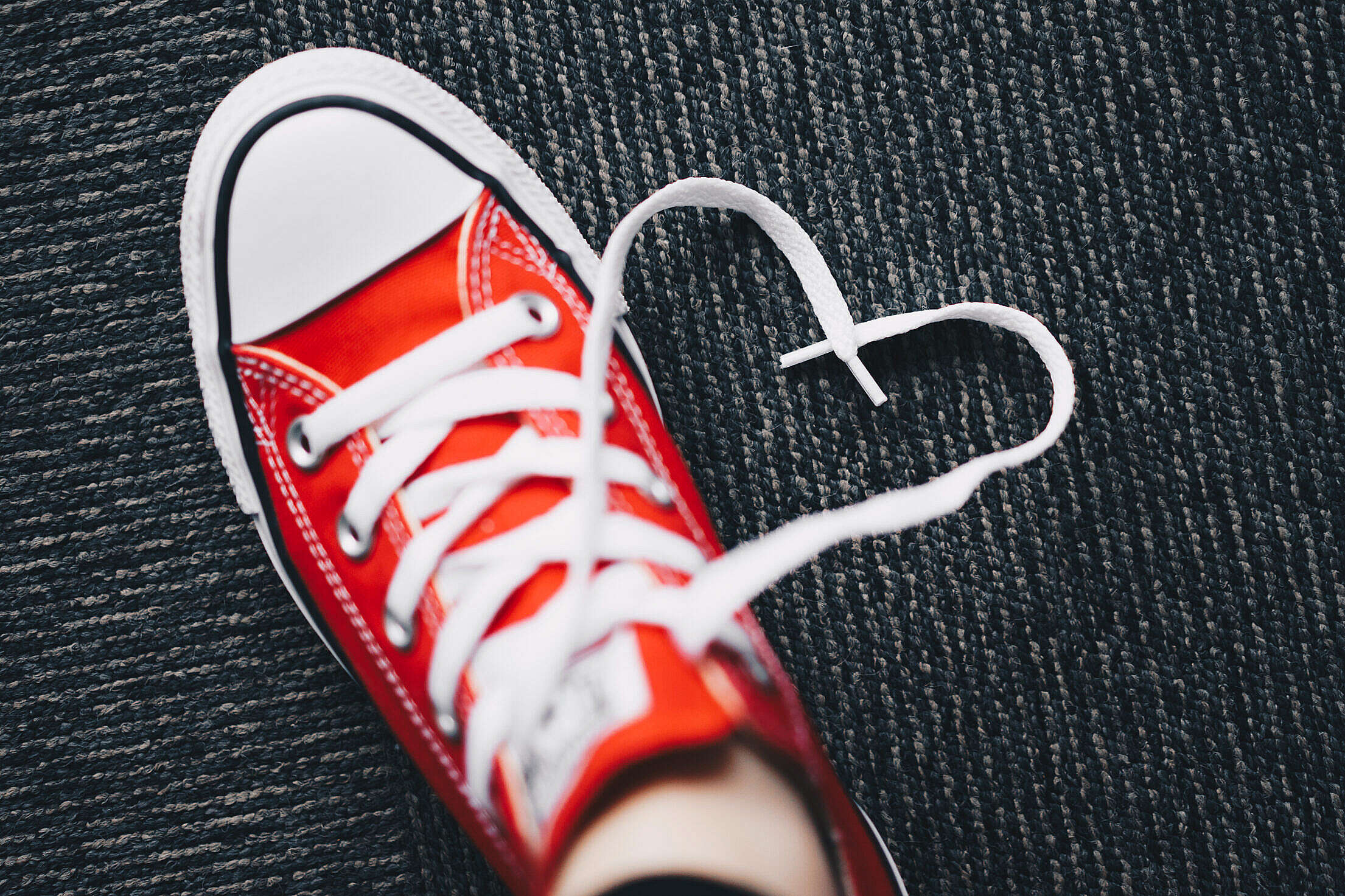 Happy Shoes Shoelace Heart Free Stock Photo