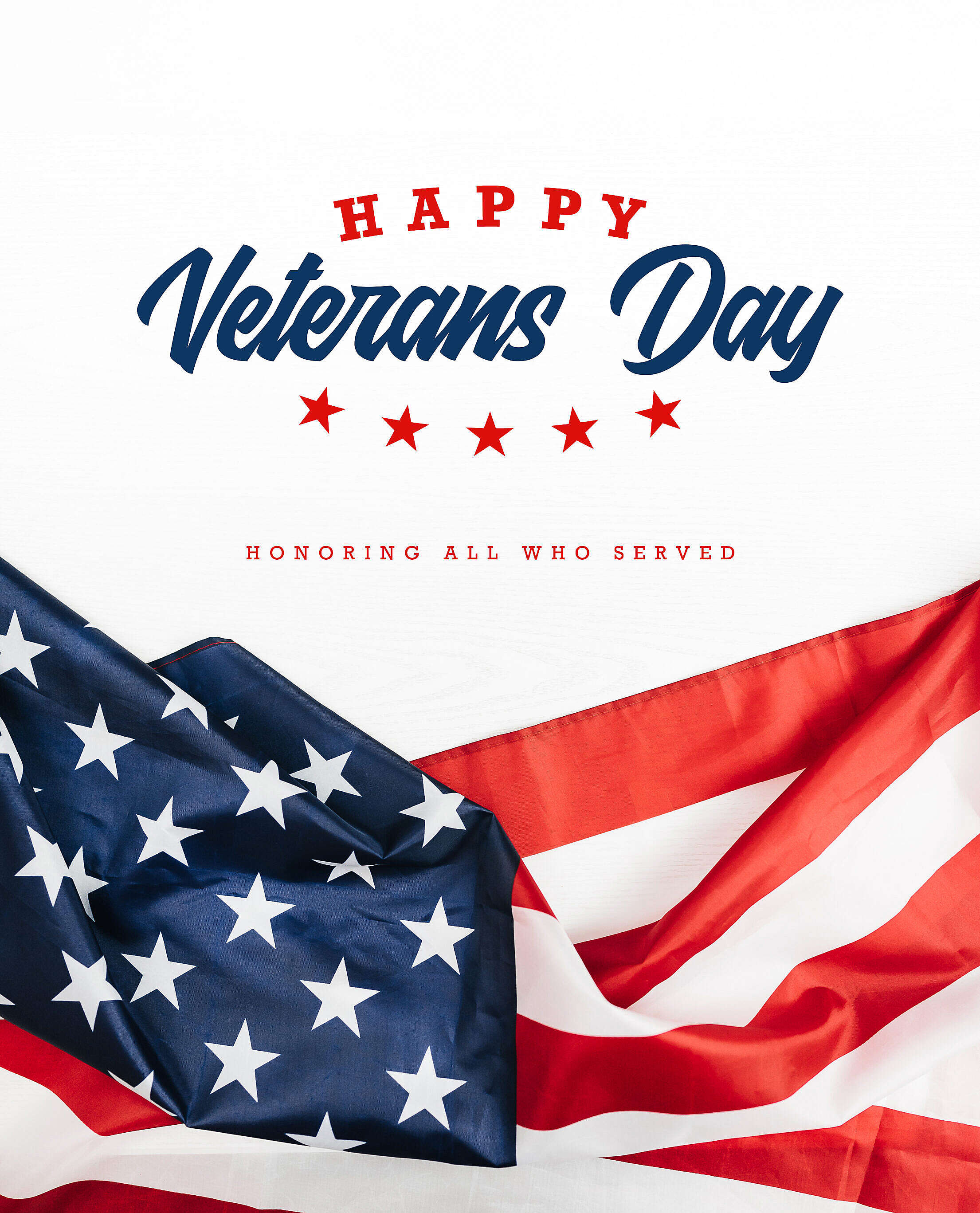 Happy Veterans Day November 11 Free Stock Photo