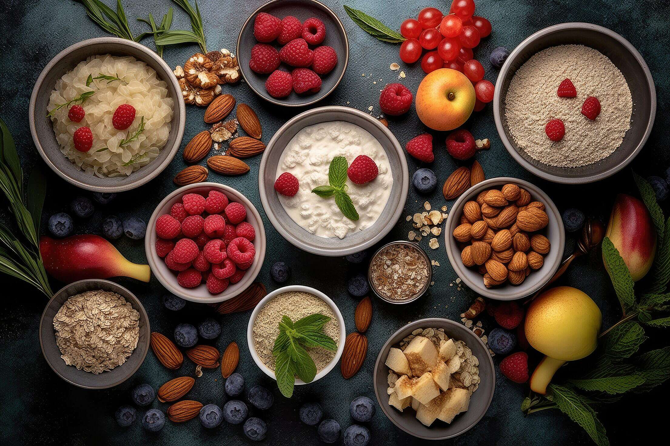 Healthy Breakfast Ingredients Free Stock Photo | picjumbo