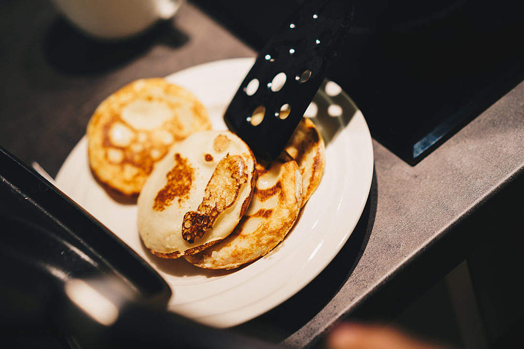 Download Homemade Appetizing Pancakes FREE Stock Photo
