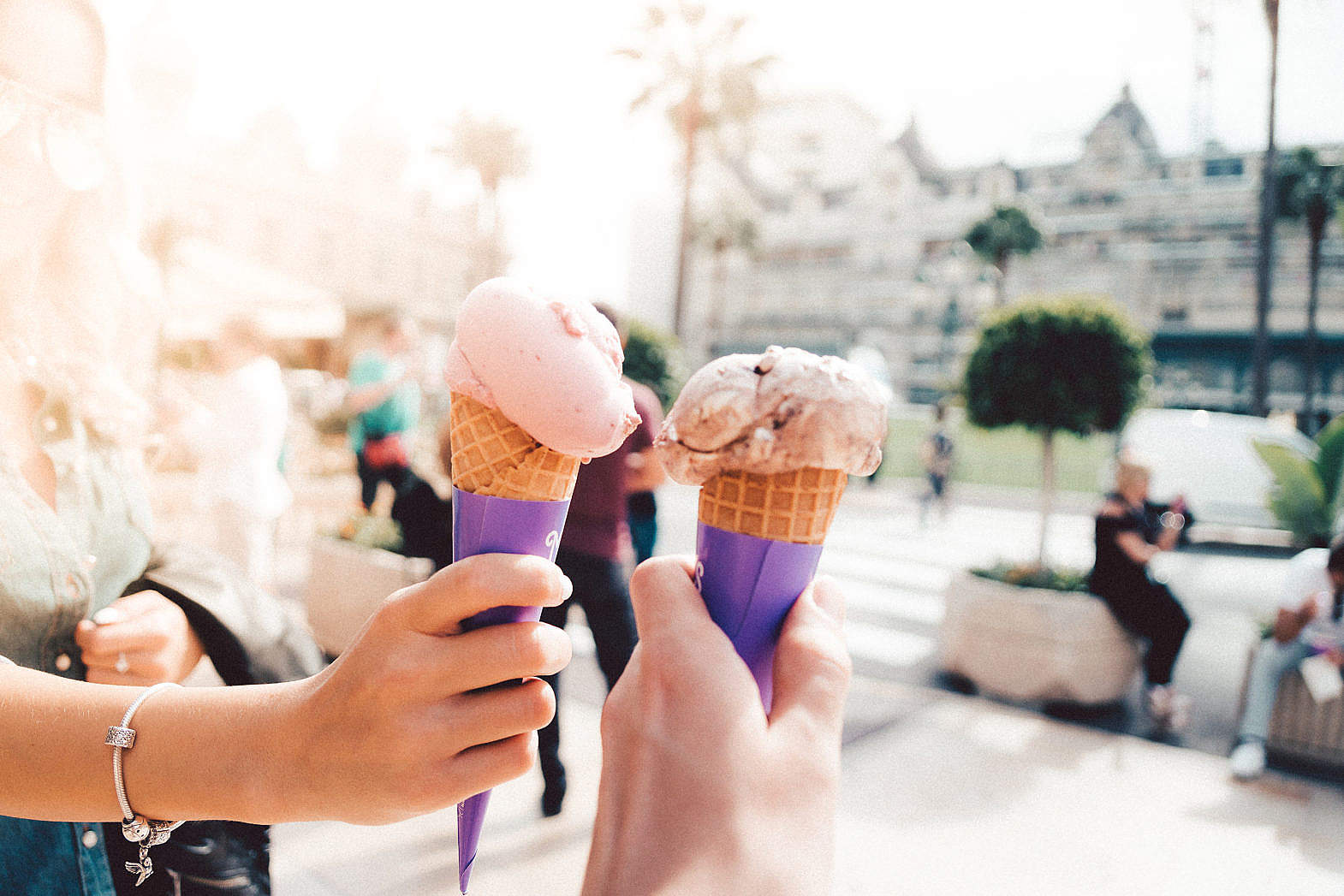 Ice Cream in Hands Free Stock Photo picjumbo