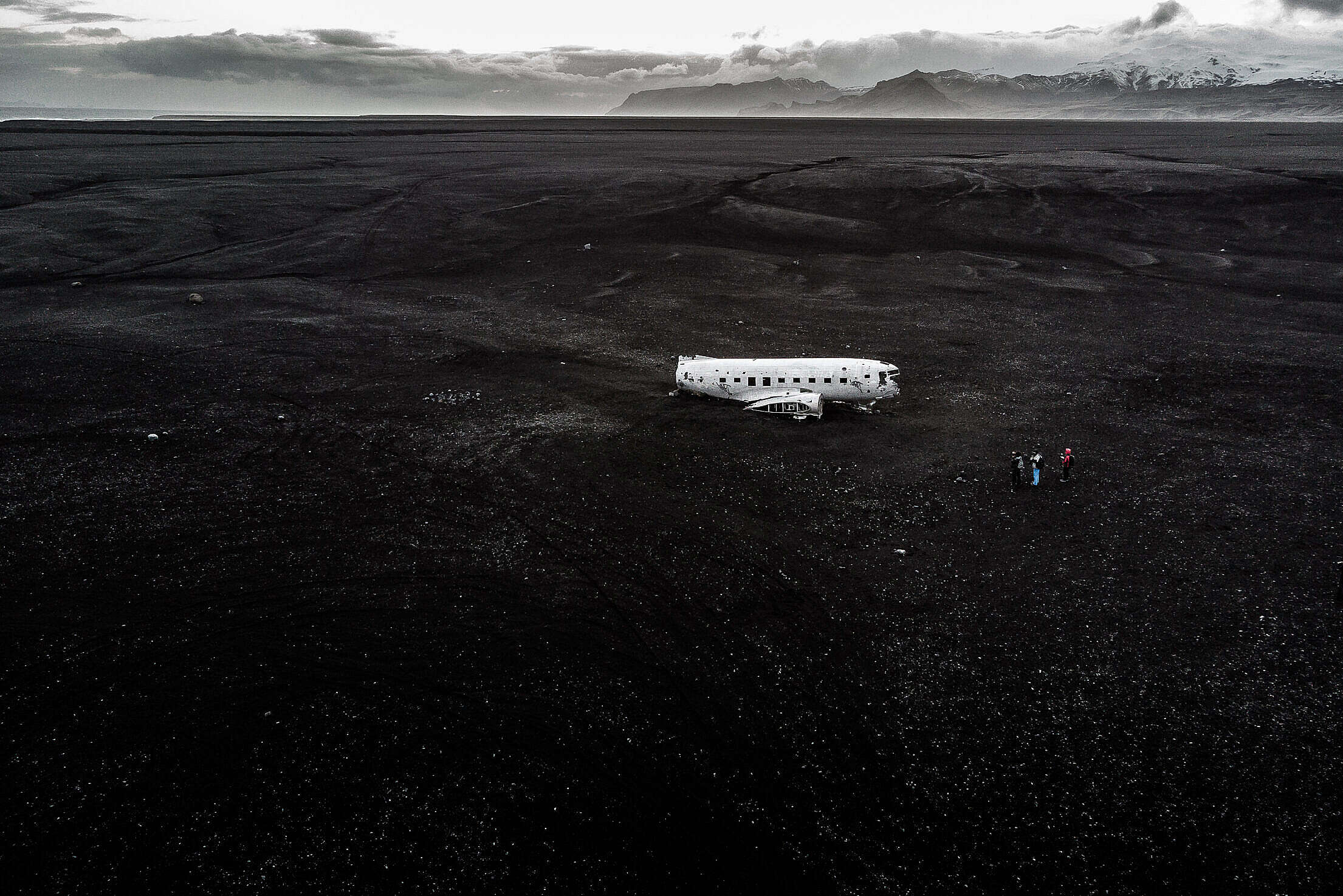 Iceland DC-3 Plane Wreckage Free Stock Photo