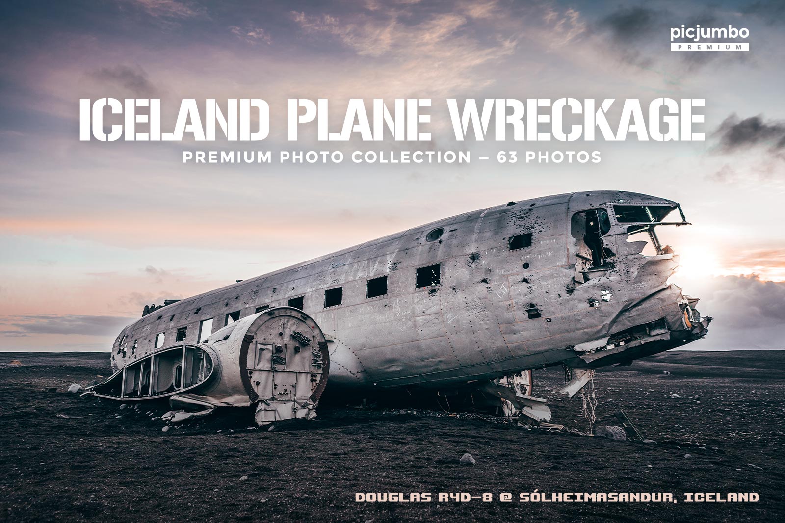 Download hi-res stock photos from our Iceland Plane Wreckage PREMIUM Collection!