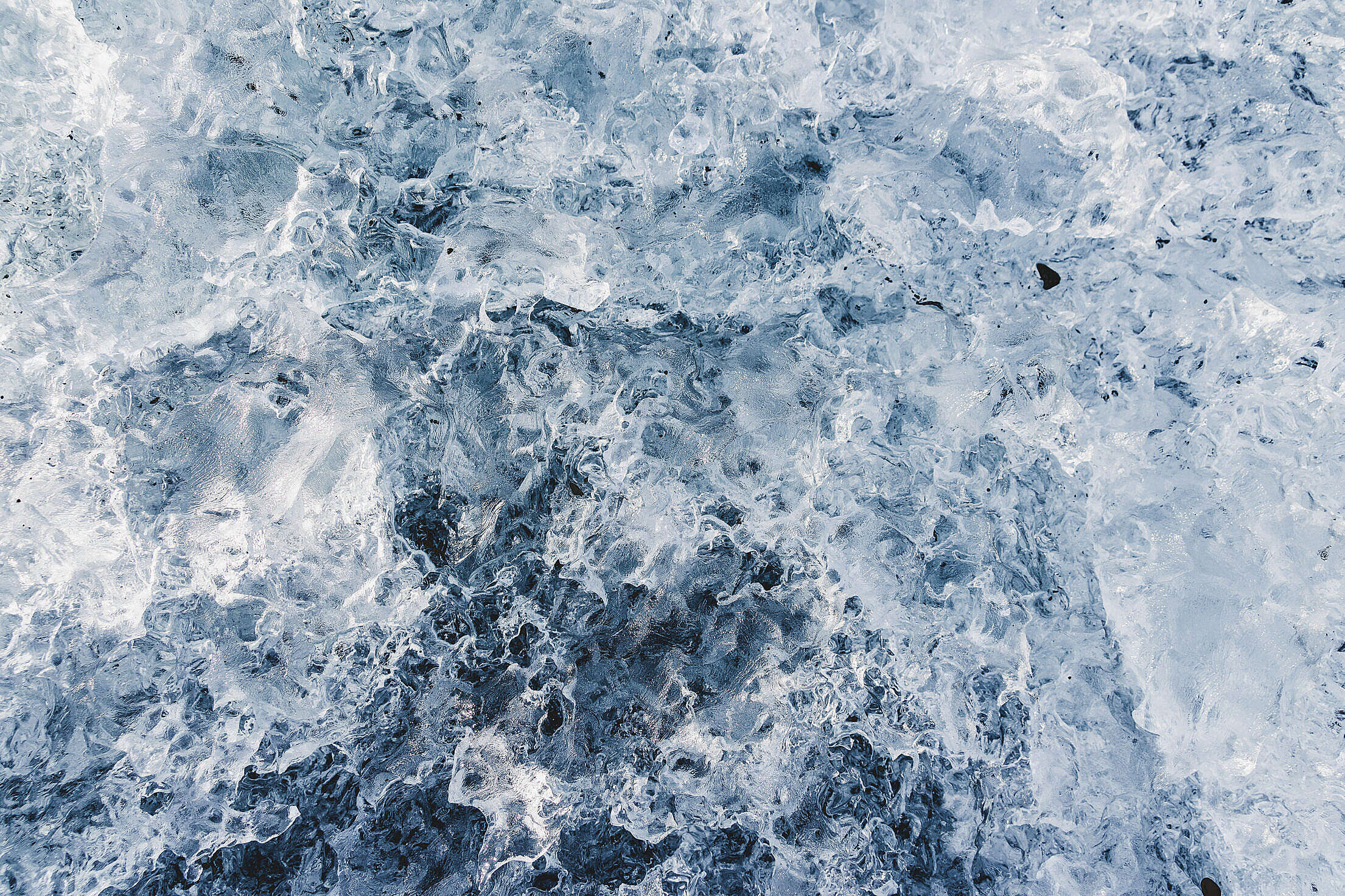 Icelandic Glacier Background Texture Free Stock Photo