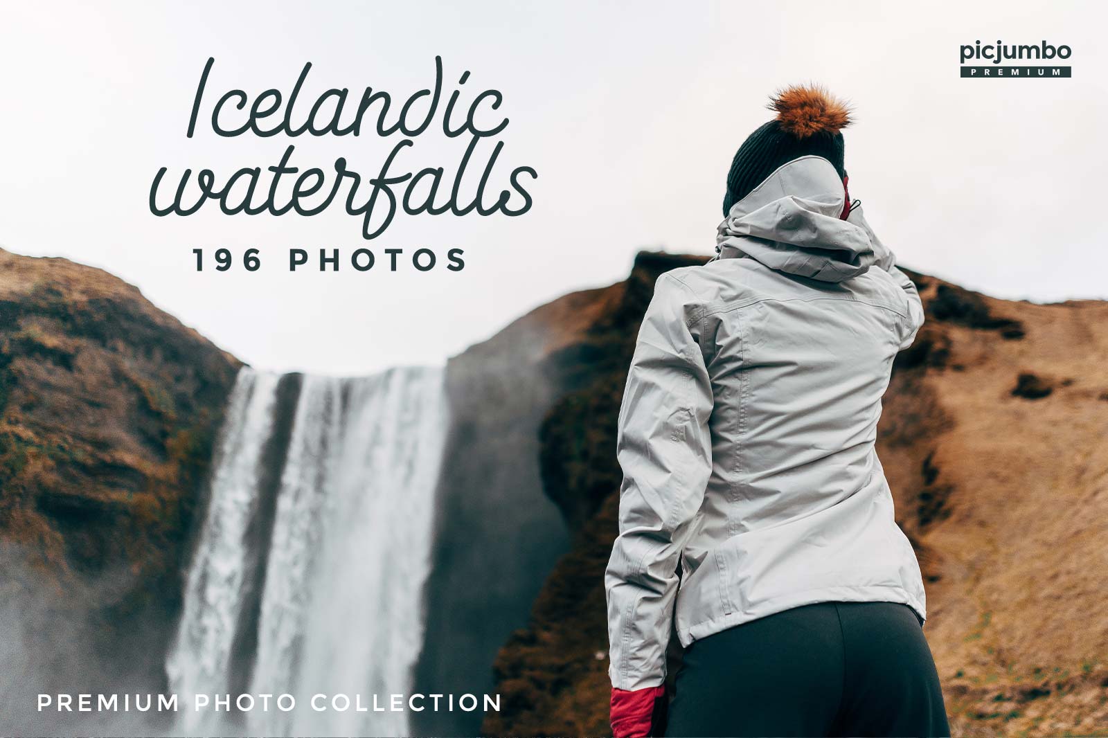 Icelandic Waterfalls Stock Photo Collection