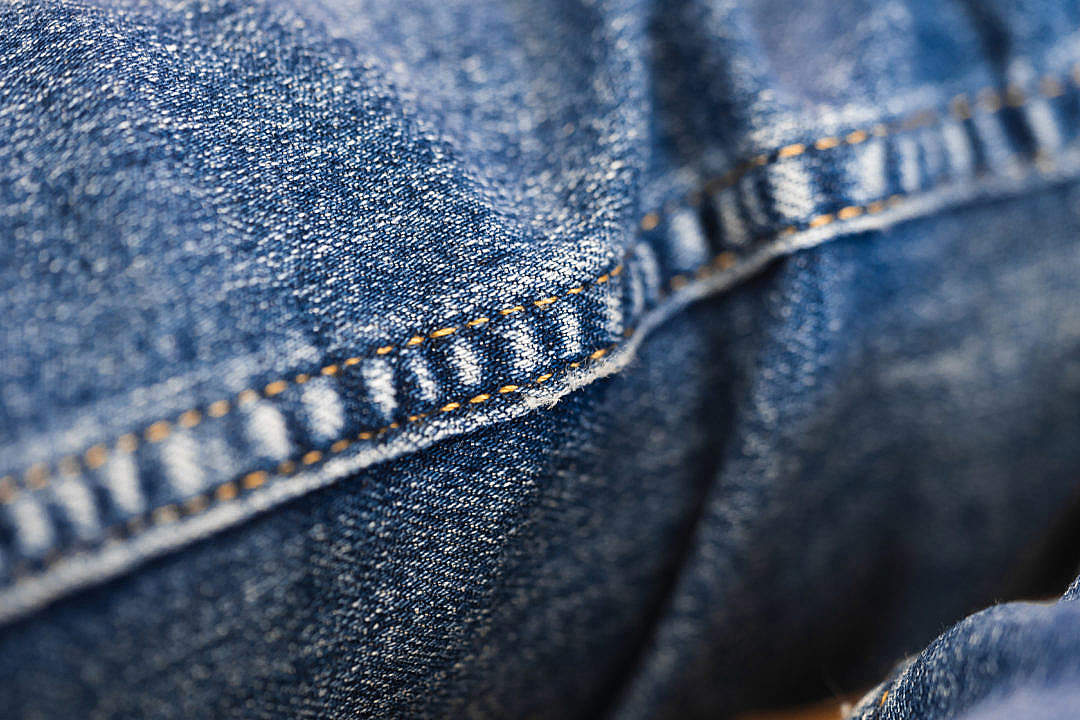 Download Jeans Pattern and Sewing FREE Stock Photo