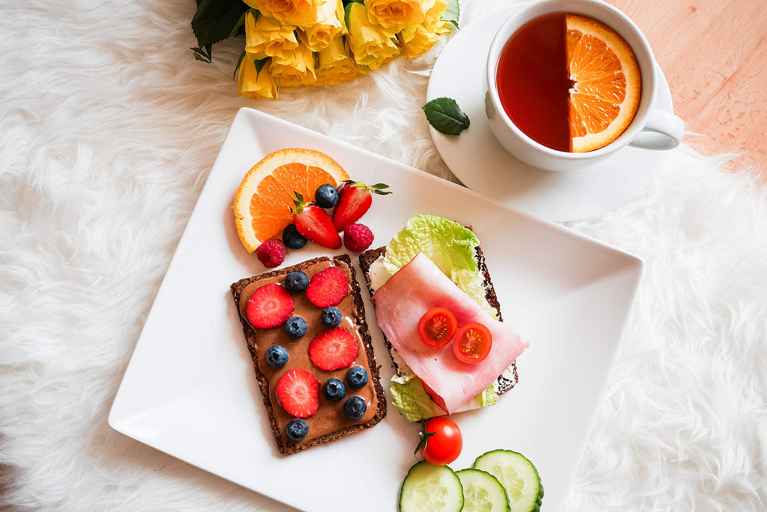 Lazy Sunday Healthy Breakfast Free Stock Photo Picjumbo
