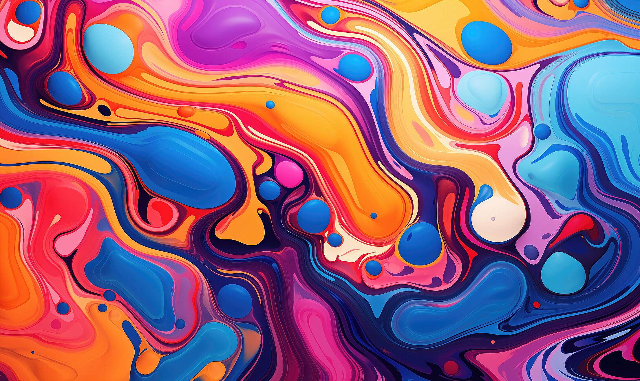 Liquid Painting Colors Art Background Free Stock Photo 