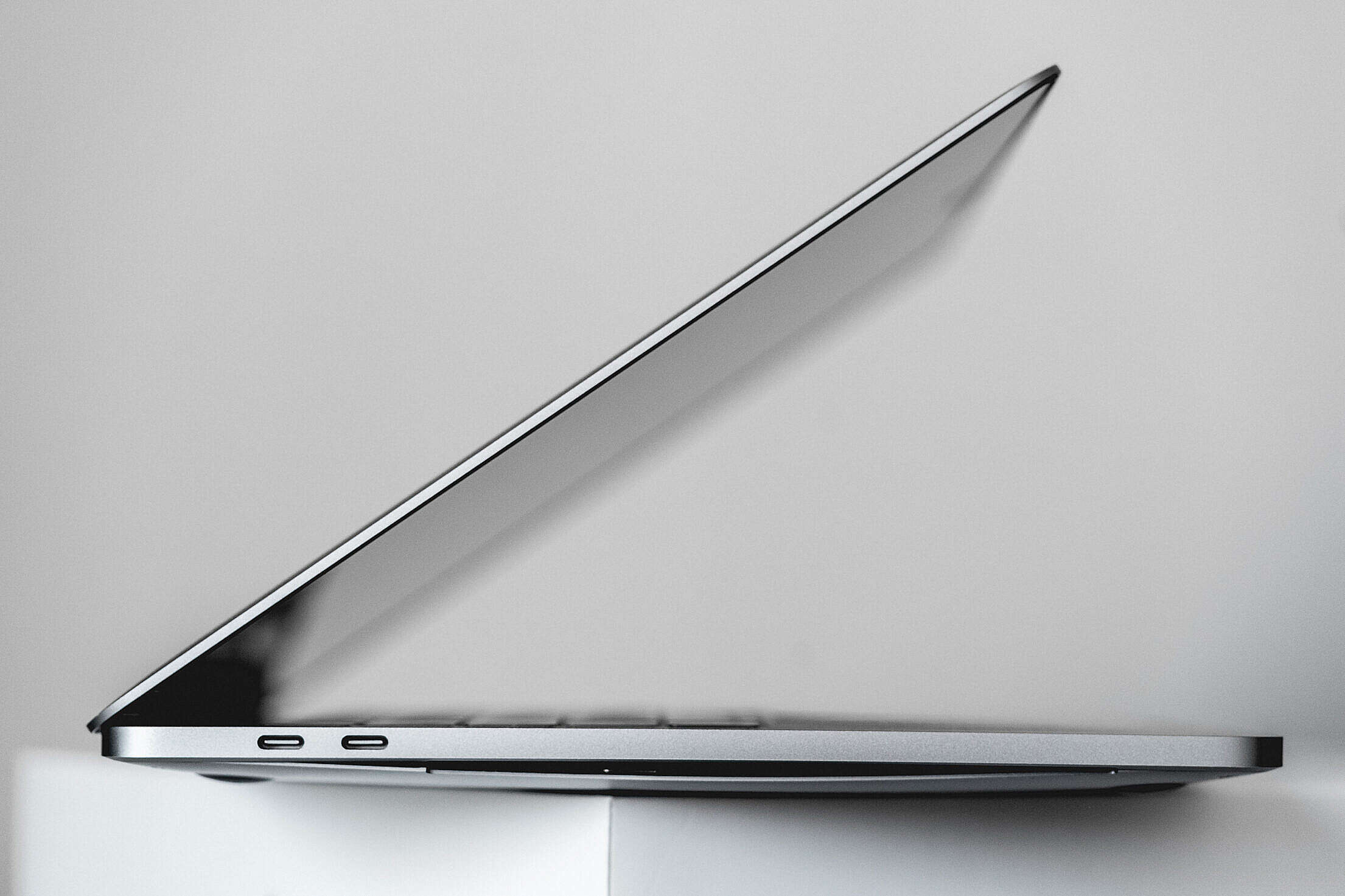 MacBook Pro with Swollen Expanding Battery Free Stock Photo