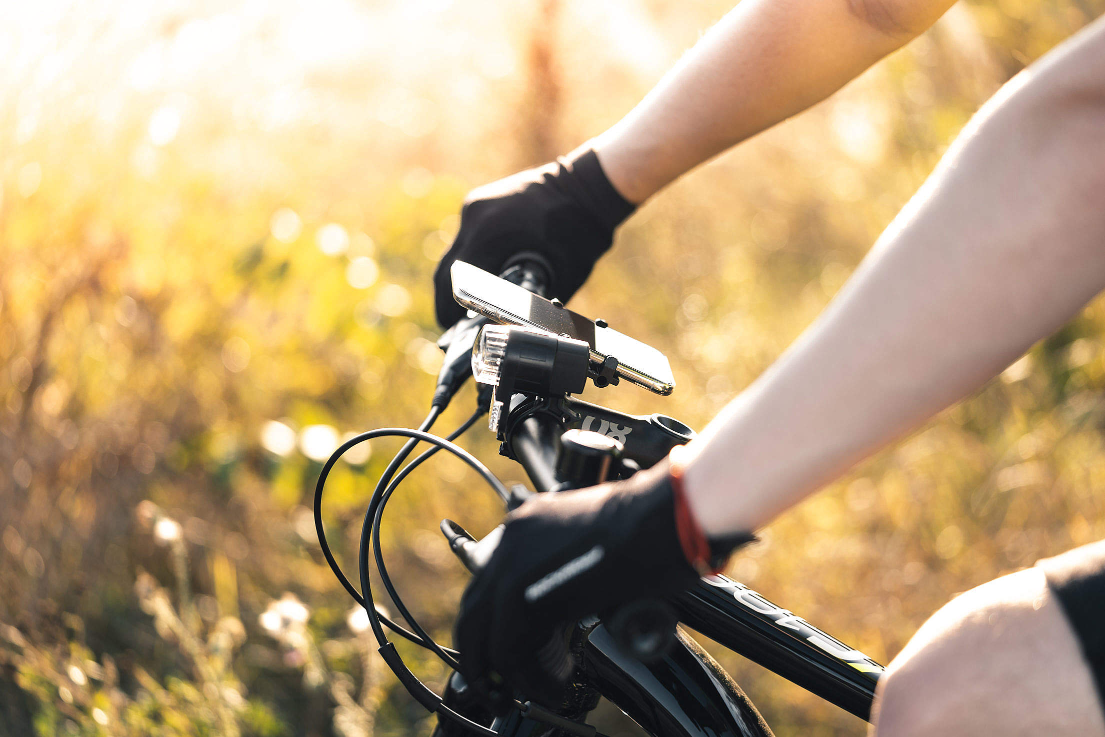 Man Holding a Bicycle Handlebar Free Stock Photo | picjumbo